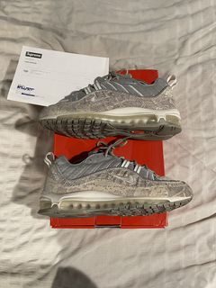 Supreme Supreme x Nike Air Max 98 Snakeskin Grailed