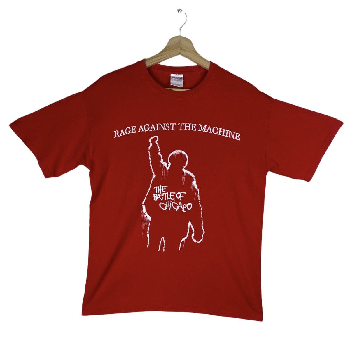 Band Tees GONE🔥 Vintage Y2K Rage Against The Machine Tour Tee T Shirt Size US M / EU 48-50 / 2 - 1 Thumbnail