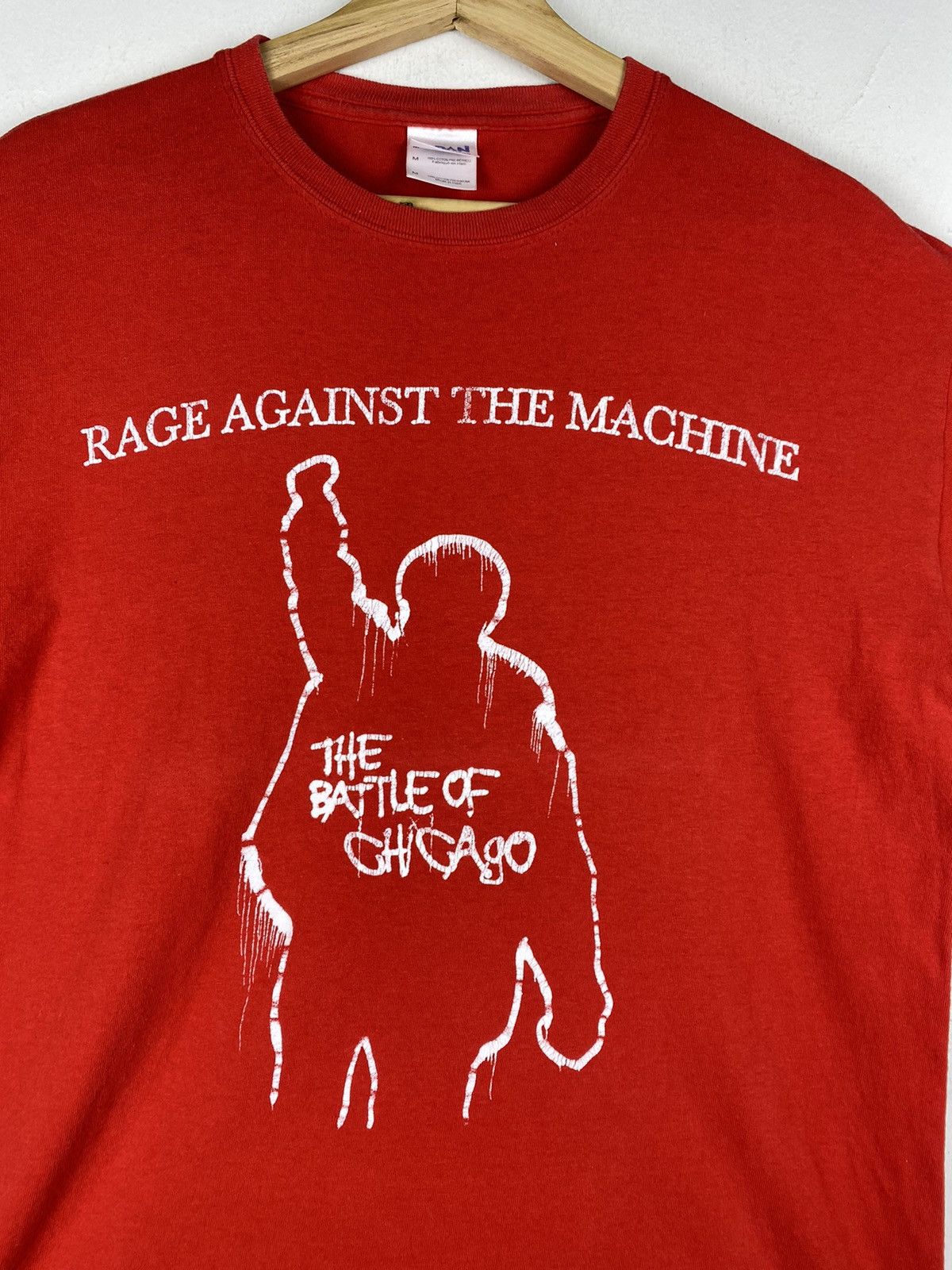 Band Tees GONE🔥 Vintage Y2K Rage Against The Machine Tour Tee T Shirt Size US M / EU 48-50 / 2 - 3 Thumbnail