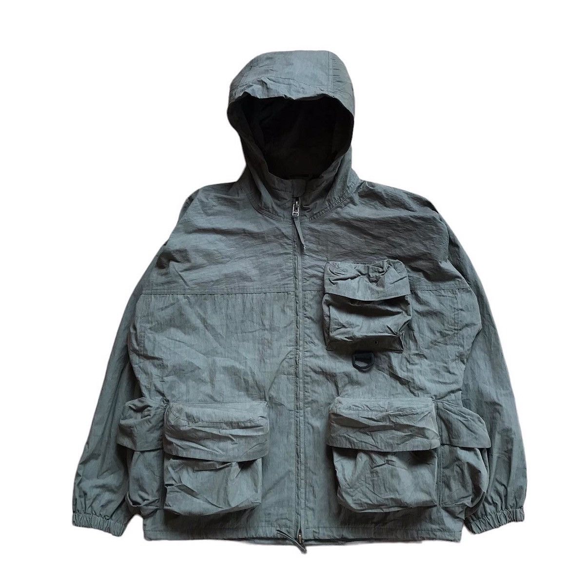 image of Vintage Cabane De Zucca Multipocket Jacket in Green, Men's (Size Large)
