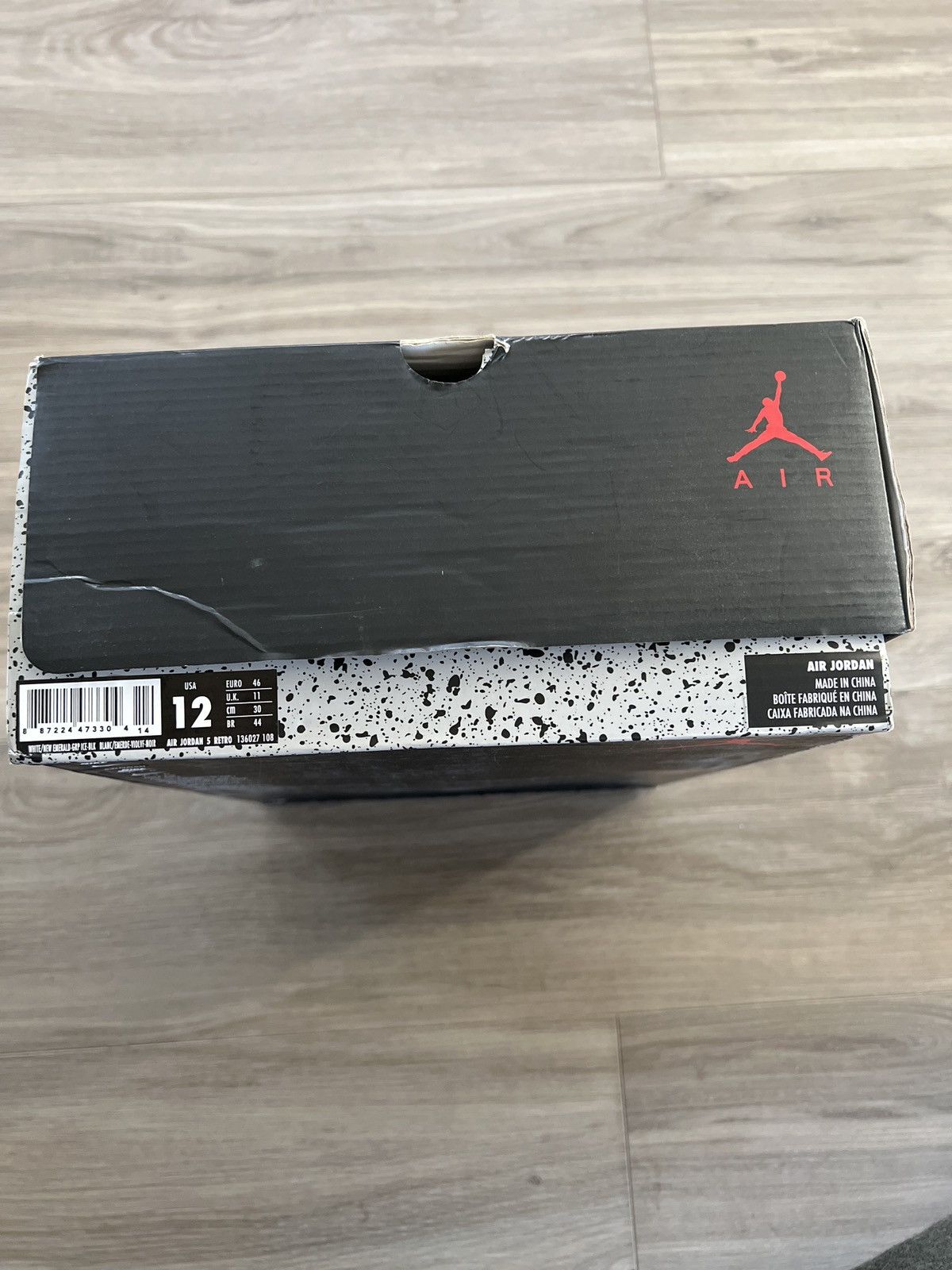 Jordan Brand Grape Air Jordan 5 Retro (2013) VNDS Sz 12 White Purple Size US 12 / EU 45 - 9 Thumbnail