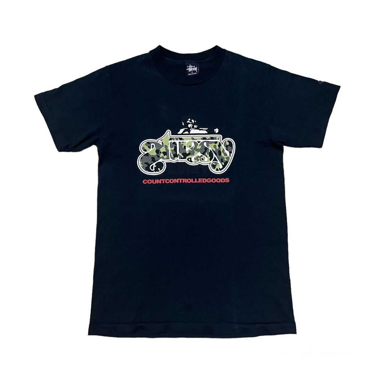Vintage Stussy T Shirt Big Logo