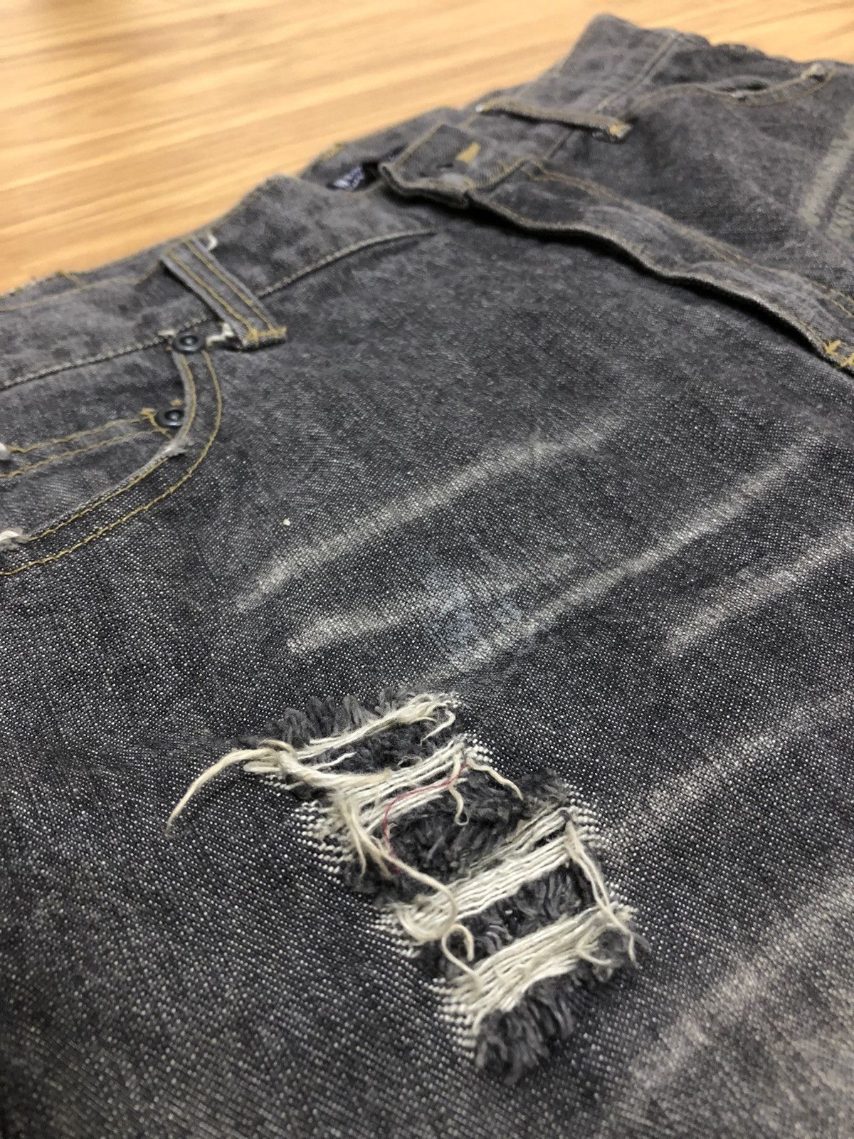 In The Attic 1990 - In The Attic Japanese Distressed Patches Denim Pant Size US 32 / EU 48 - 7 Thumbnail