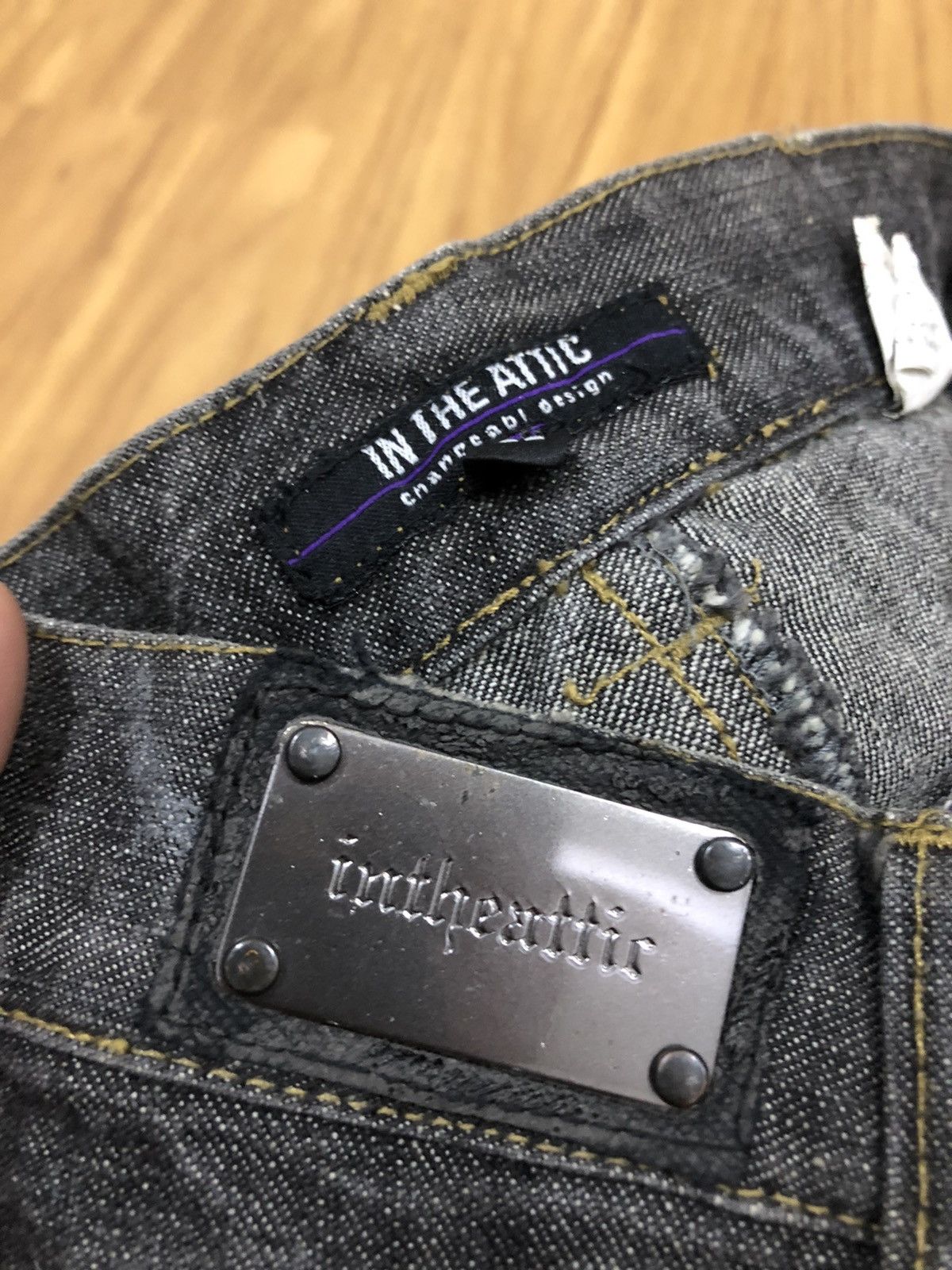 In The Attic 1990 - In The Attic Japanese Distressed Patches Denim Pant Size US 32 / EU 48 - 8 Thumbnail