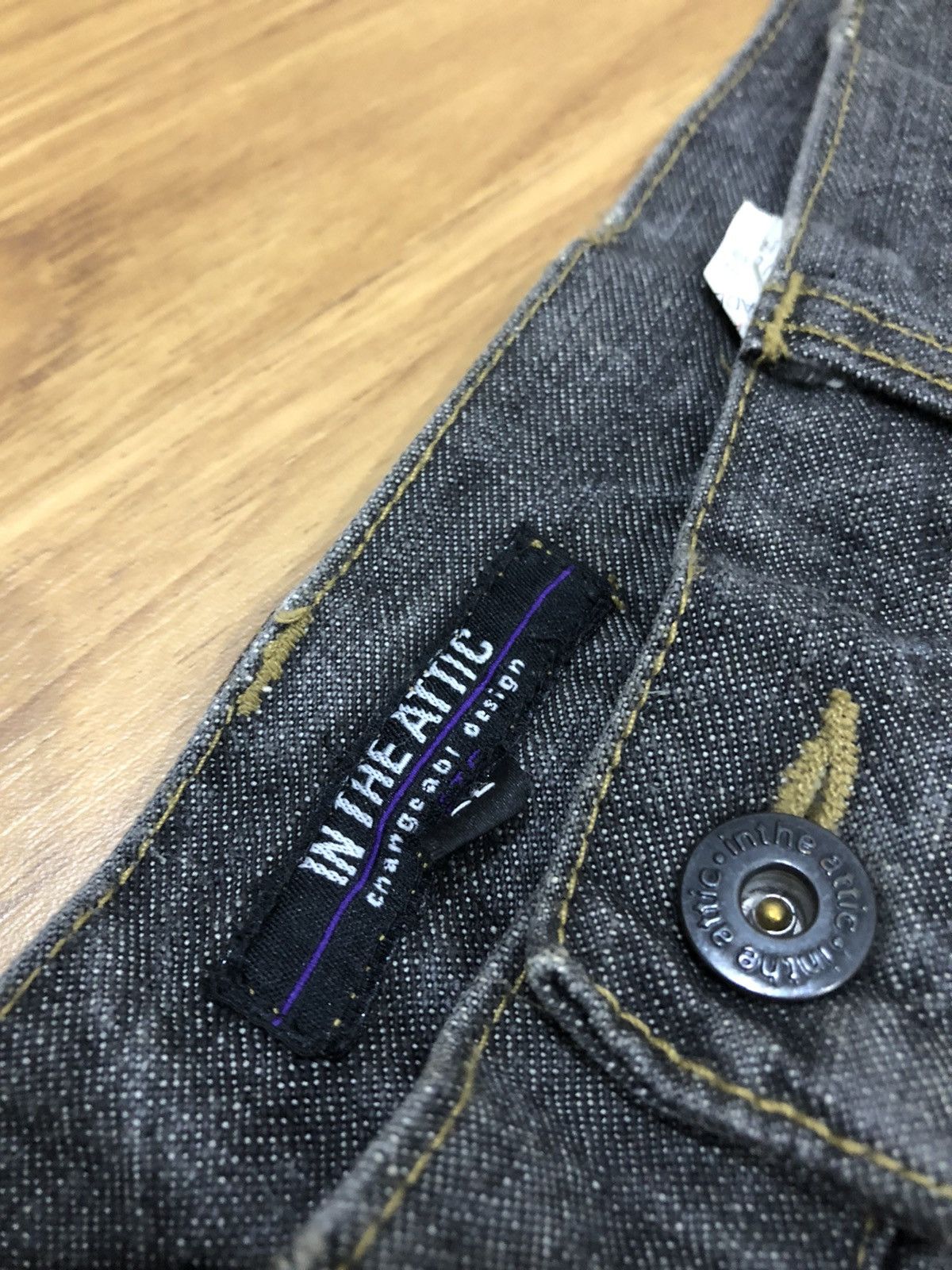 In The Attic 1990 - In The Attic Japanese Distressed Patches Denim Pant Size US 32 / EU 48 - 5 Thumbnail