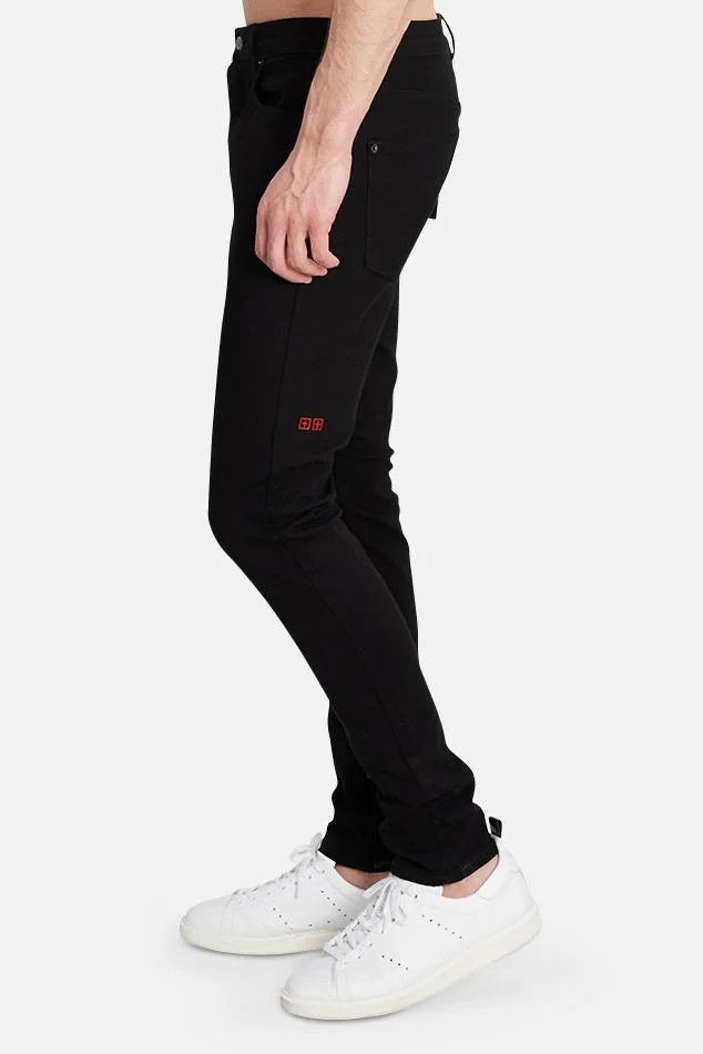 Ksubi Chitch Laid Black Jean Size US 33 - 1 Thumbnail