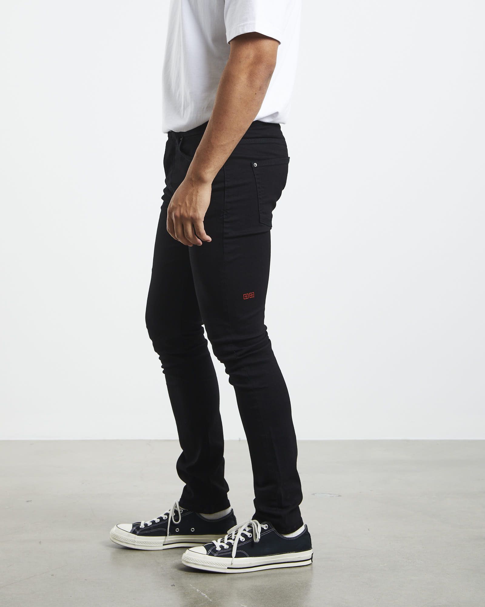 Ksubi Chitch Laid Black Jean Size US 33 - 6 Thumbnail