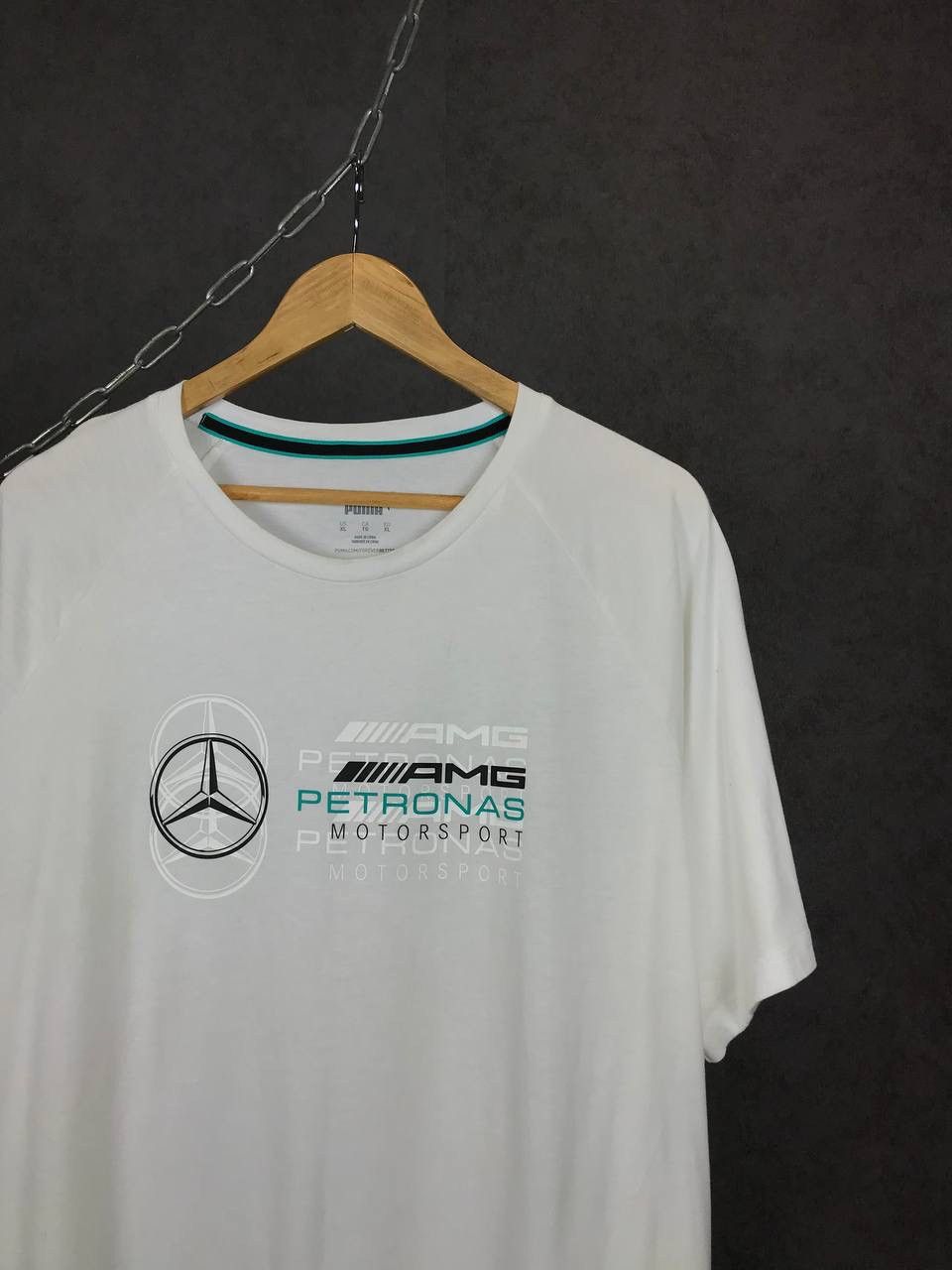 Mercedes-Benz × Puma Mercedes Benz AMG Petronas racing streetwear tee Size US XL / EU 56 / 4 - 2 Thumbnail