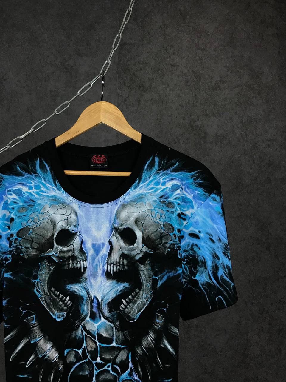 Vintage Skulls vintage rock overprinted tee Size US M / EU 48-50 / 2 - 2 Thumbnail