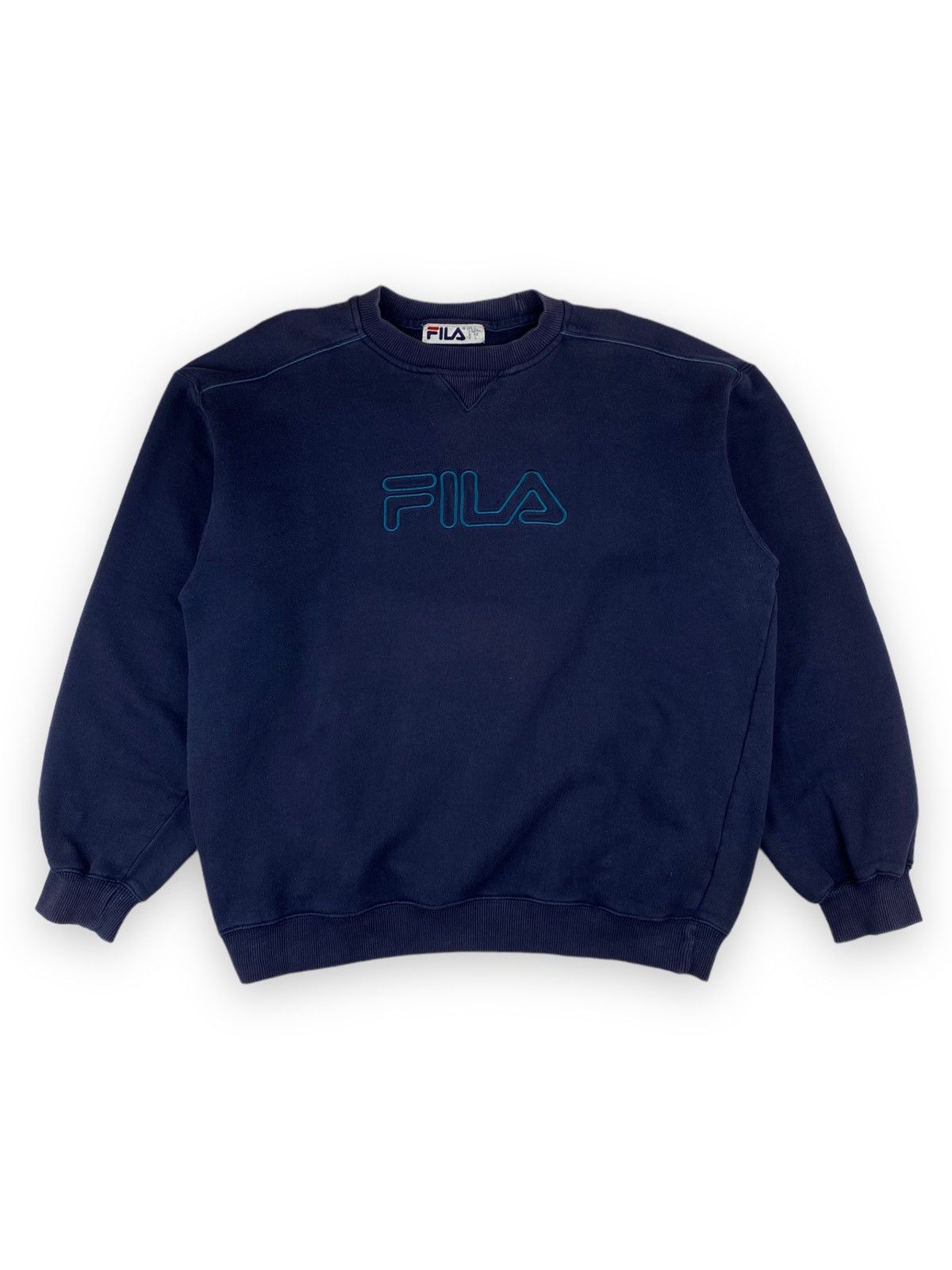 Fila Vintage Fila Big Logo Y2K Sweatshirt Size US L / EU 52-54 / 3 - 2 Thumbnail