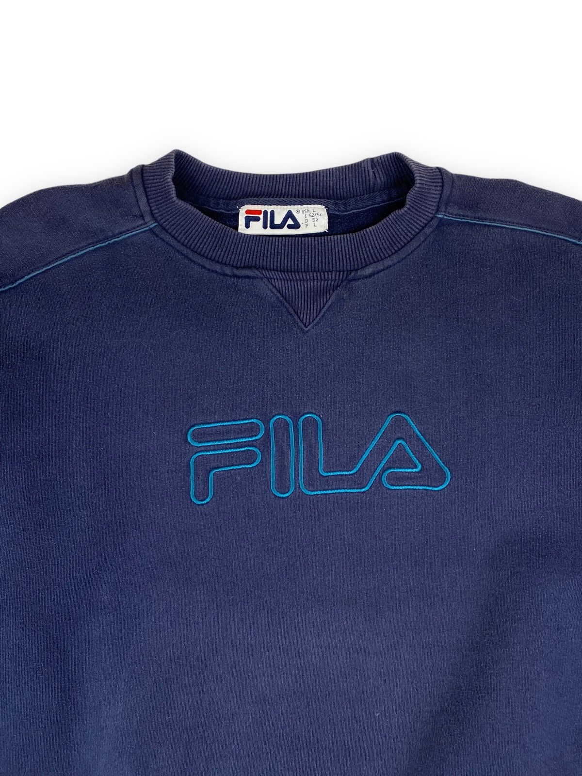 Fila Vintage Fila Big Logo Y2K Sweatshirt Size US L / EU 52-54 / 3 - 5 Thumbnail