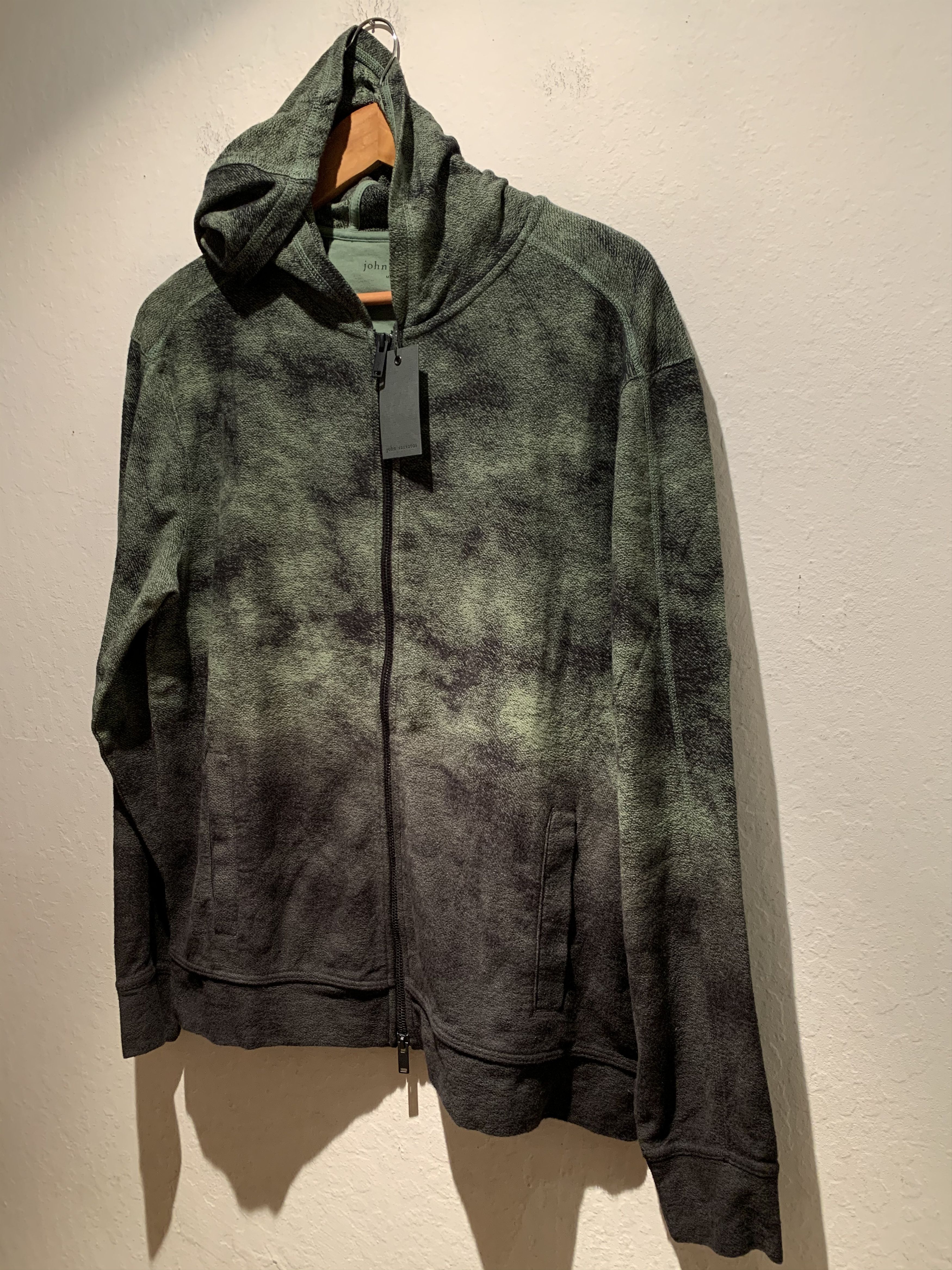 John Varvatos *RARE* New John Varvatos Custom Ombré Dye Zip Hoodie Size US M / EU 48-50 / 2 - 1 Thumbnail