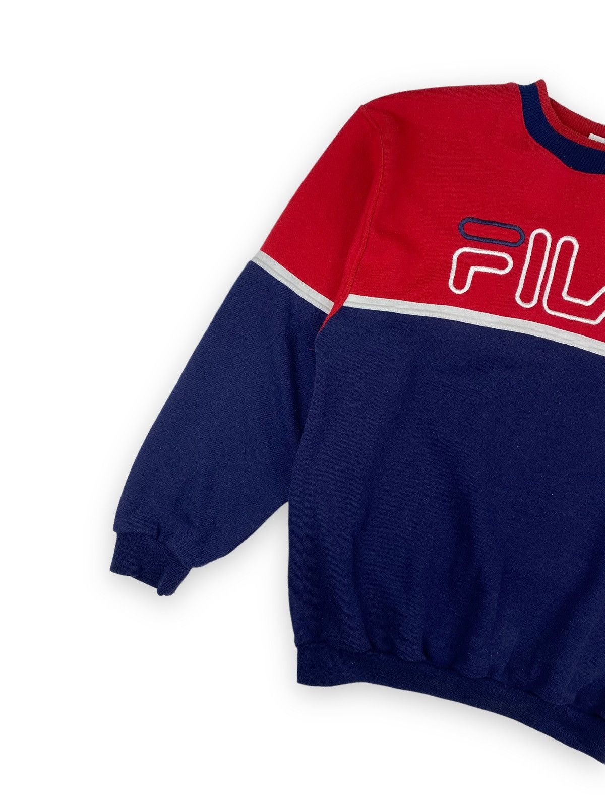 Fila Vintage 00s Fila Big Logo y2k sweatshirt Size US S / EU 44-46 / 1 - 3 Thumbnail