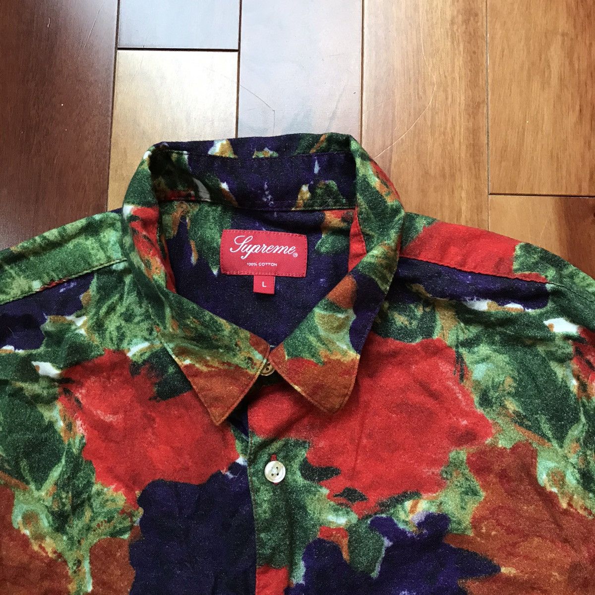 Supreme Supreme Floral Shirt Size US XL / EU 56 / 4 - 2 Thumbnail