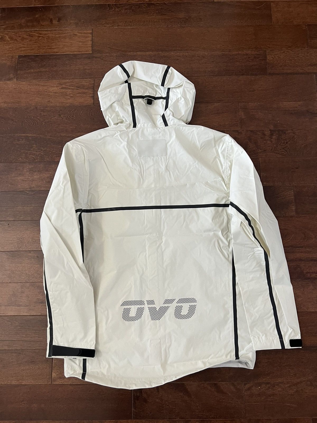 Octobers Very On OVO fashion reflective piping white jacket