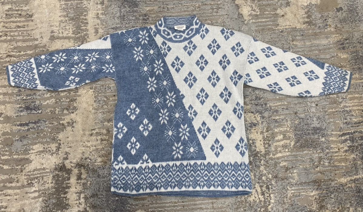 Vintage Vintage Carriage Court Snowflake Knitted Mock Sweater Size US M / EU 48-50 / 2 - 1 Thumbnail
