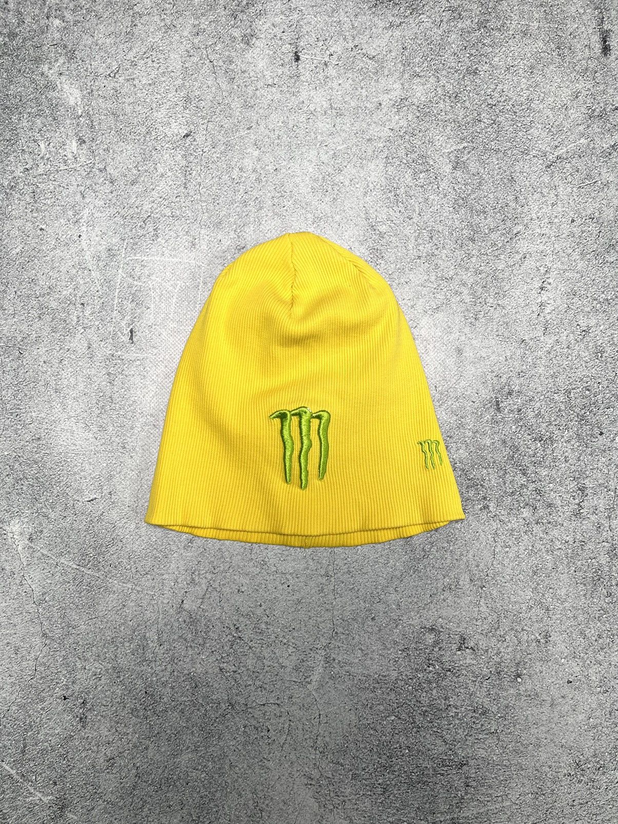 Japanese Brand Monster Y2K Vintage Big Logo Yellow Hat Size ONE SIZE - 1 Thumbnail