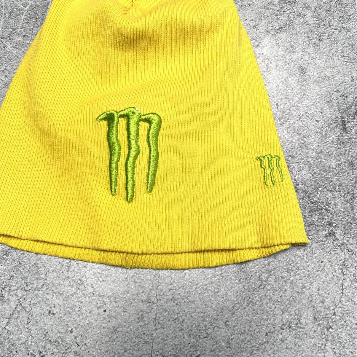 Japanese Brand Monster Y2K Vintage Big Logo Yellow Hat Size ONE SIZE - 2 Thumbnail