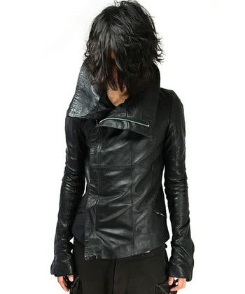 ジャケット・アウター 00s EKAM High Neck Leather Jacket y2k 00s EKAM High Neck Leather Jacket y2k