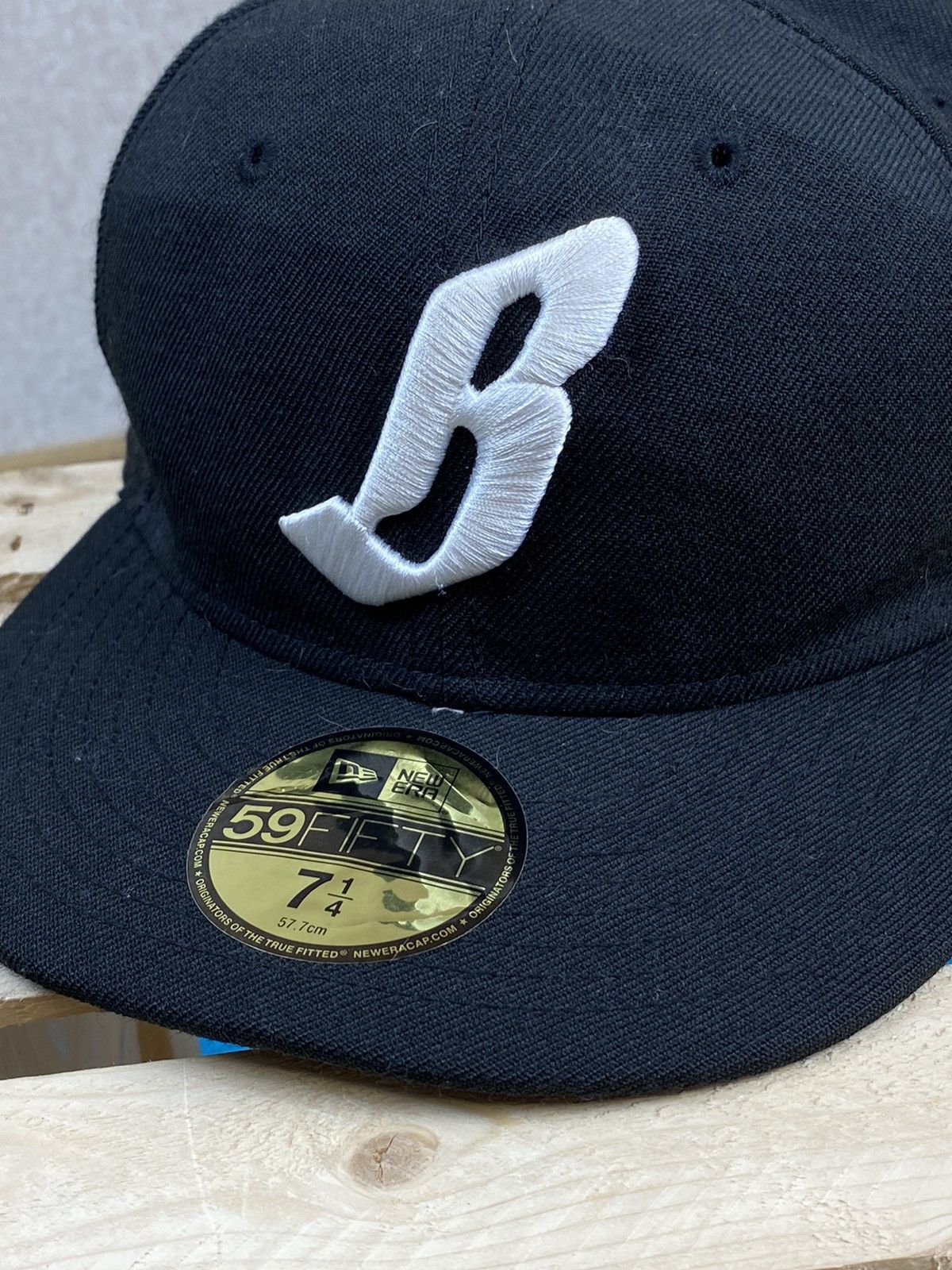 Billionaire Boys Club × New Era Billionaire Boys Club New Era “B” logo wool black hat cap Size ONE SIZE - 3 Thumbnail