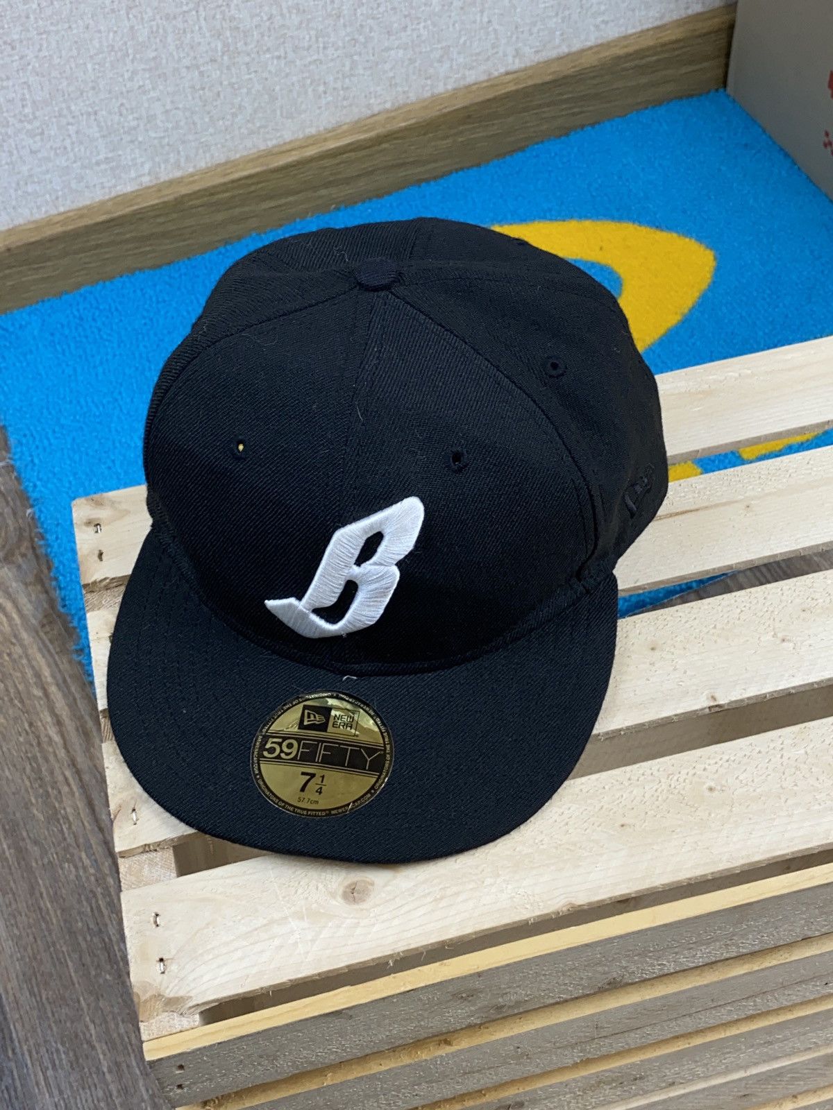 Billionaire Boys Club × New Era Billionaire Boys Club New Era “B” logo wool black hat cap Size ONE SIZE - 2 Thumbnail