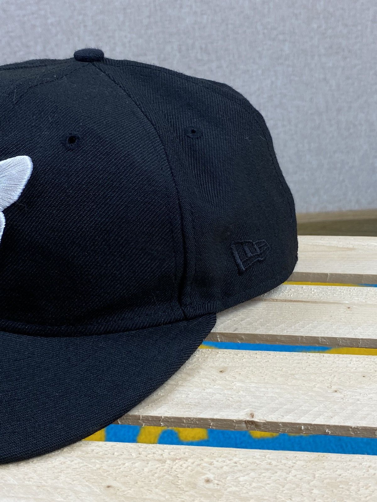 Billionaire Boys Club × New Era Billionaire Boys Club New Era “B” logo wool black hat cap Size ONE SIZE - 4 Thumbnail