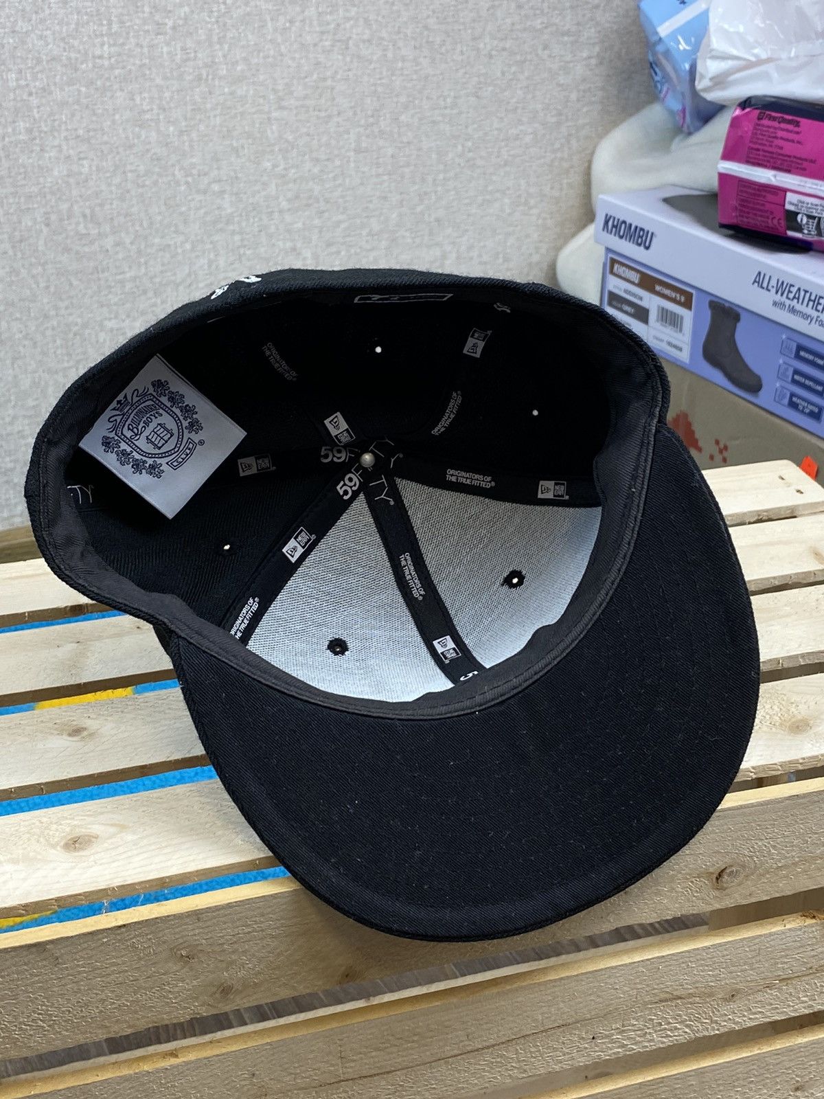 Billionaire Boys Club × New Era Billionaire Boys Club New Era “B” logo wool black hat cap Size ONE SIZE - 8 Thumbnail