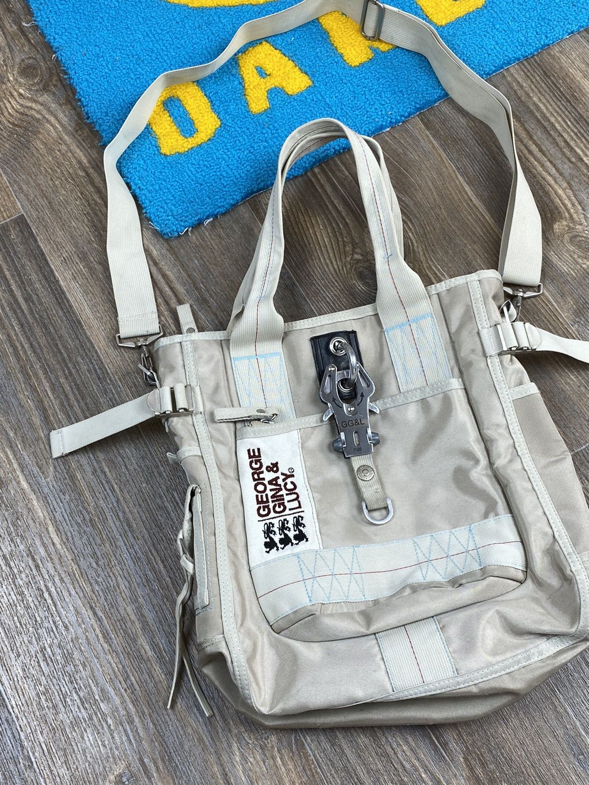Vintage George Gina Lucy multi pocket crossbody cargo bag Size ONE SIZE - 3 Thumbnail