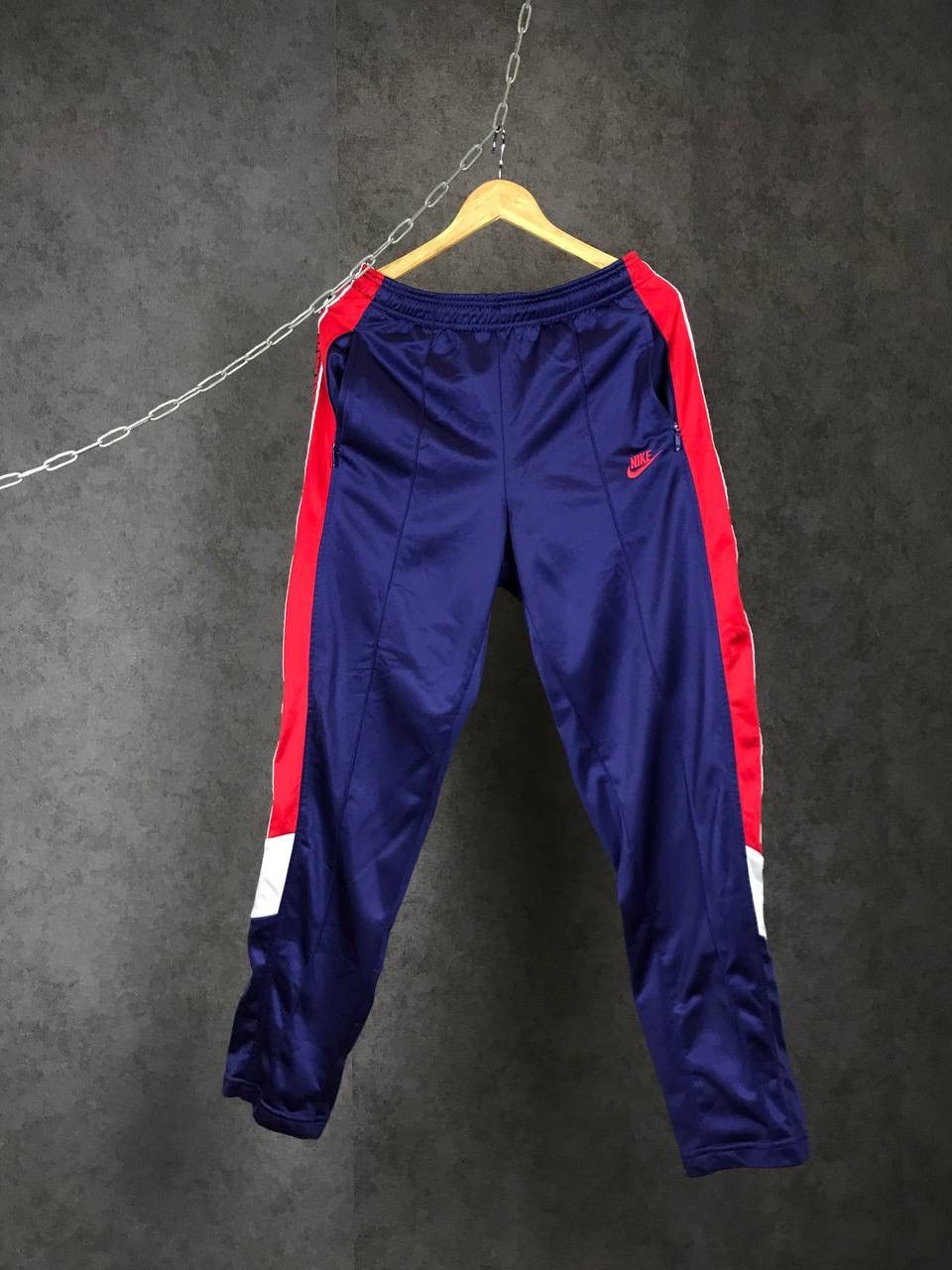 Nike Nike swoosh Lampas vintage streetwear sweatpants Size US 32 / EU 48 - 1 Thumbnail