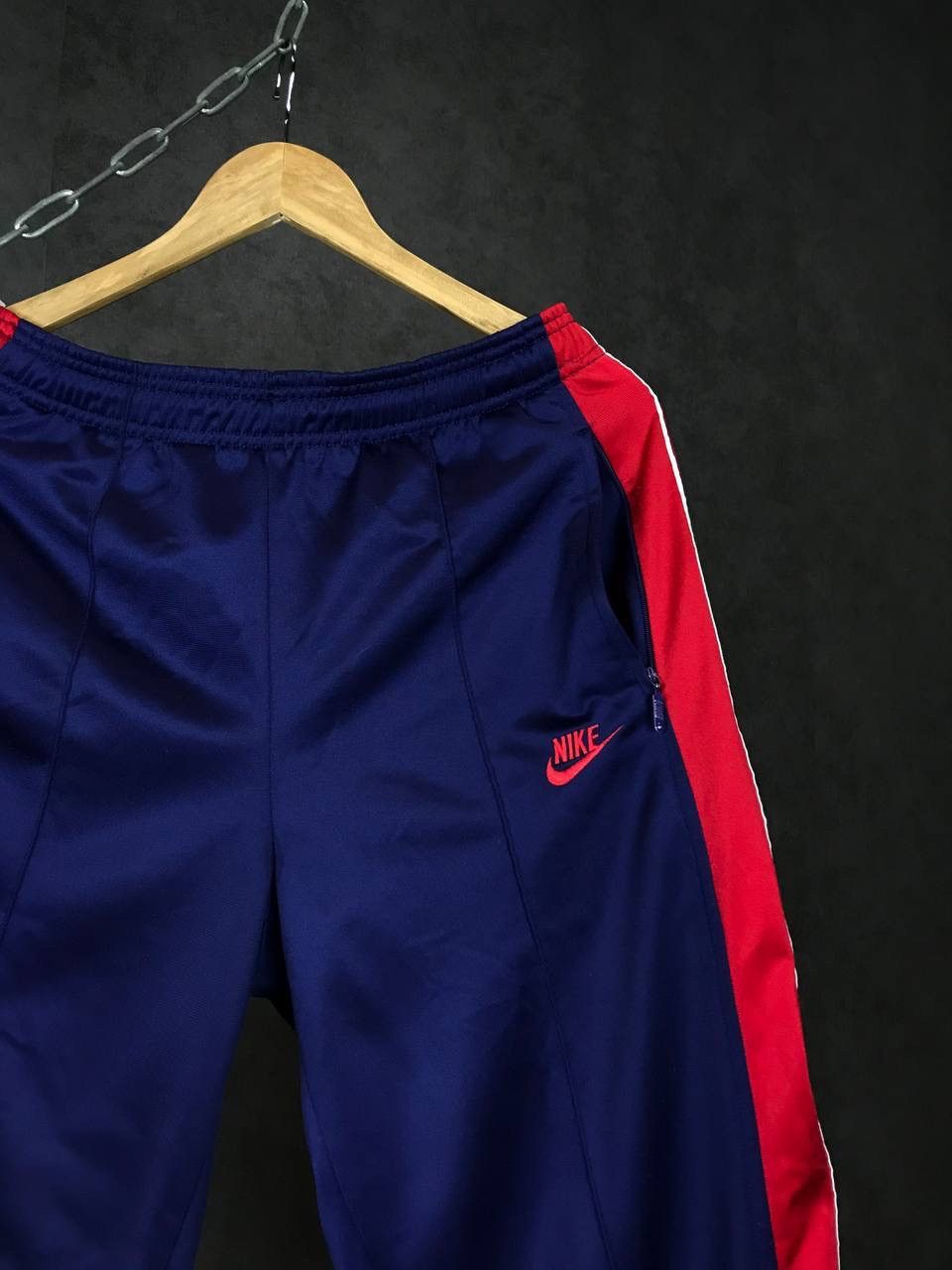Nike Nike swoosh Lampas vintage streetwear sweatpants Size US 32 / EU 48 - 4 Thumbnail