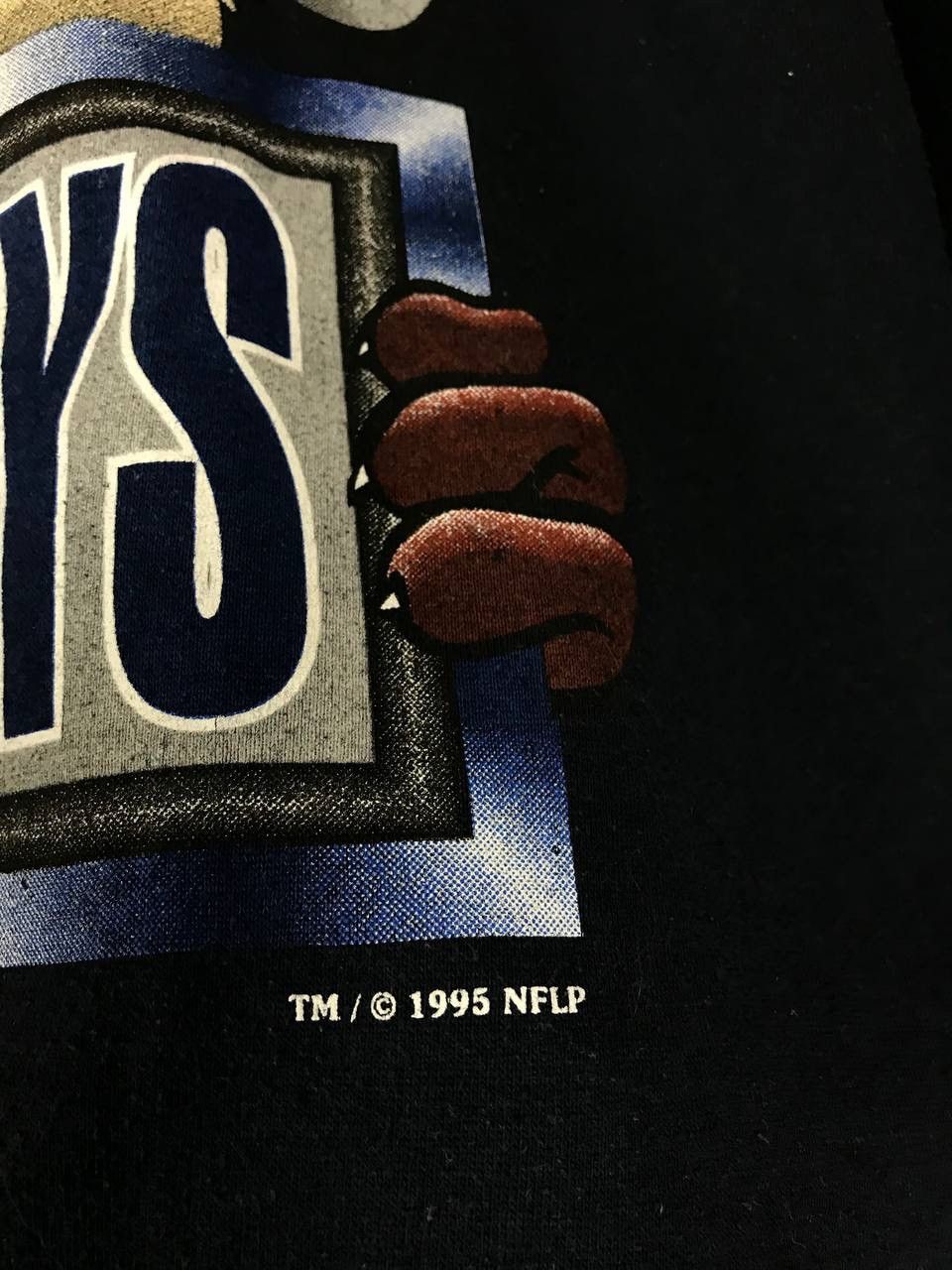 Nutmeg Dallas Cowboys 1995 Taz Warner Bros vintage sweatshirt Size US L / EU 52-54 / 3 - 6 Thumbnail