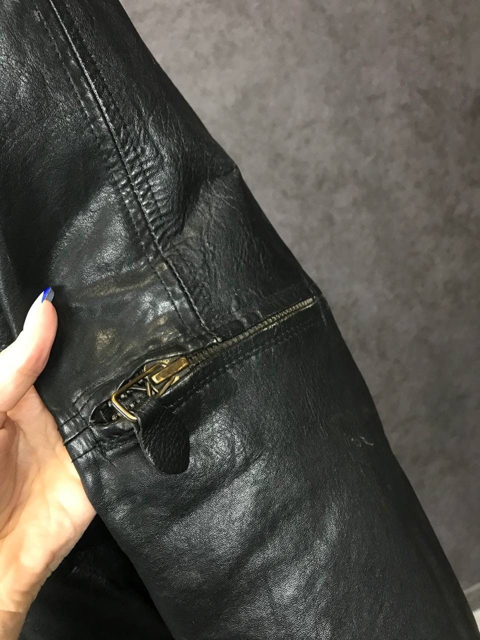 Leather Space vintage art leather jacket Size US L / EU 52-54 / 3 - 19 Thumbnail