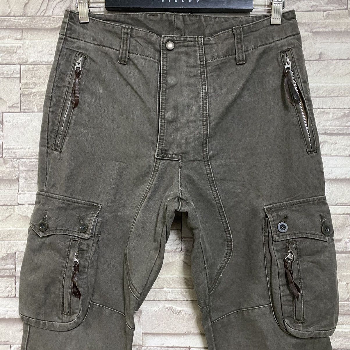 PPFM Japanese Brand MAX FRITZ Cargo Pants Zipper Size US 31 - 4 Thumbnail