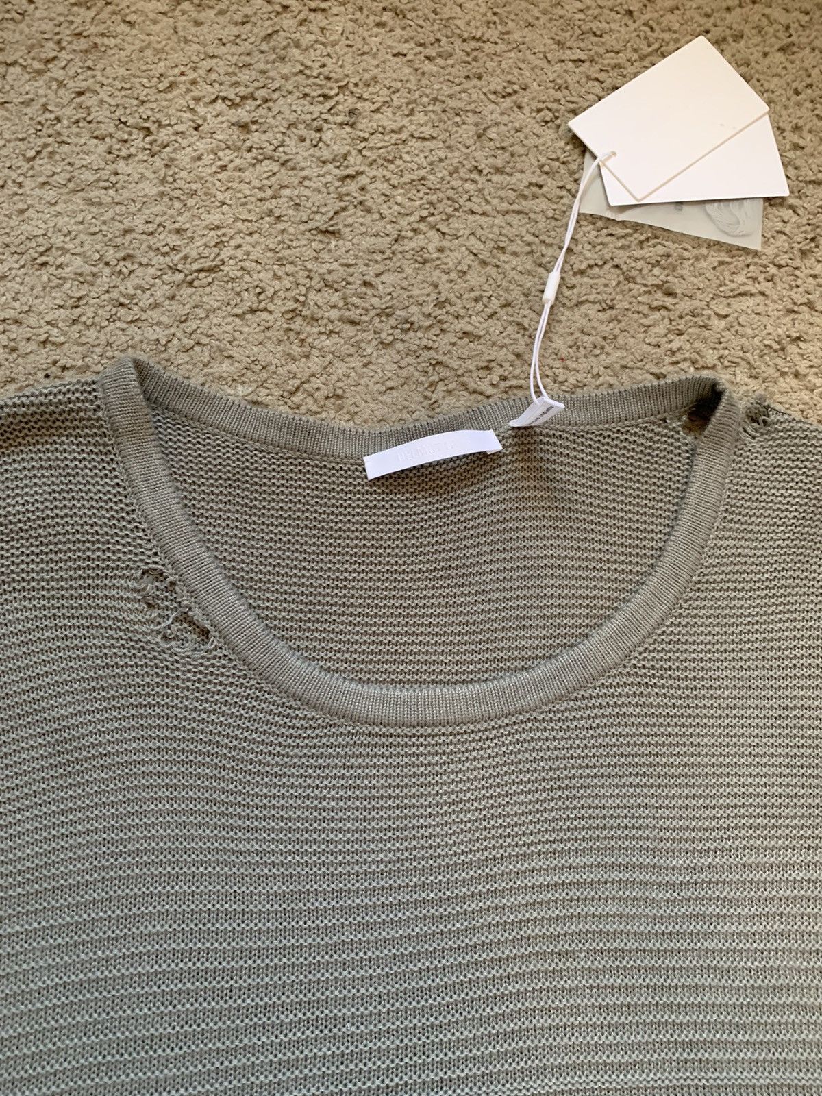 Helmut Lang HELMUT LANG DISTRESSED KNITTED SWEATER Size XS / US 0-2 / IT 36-38 - 6 Thumbnail