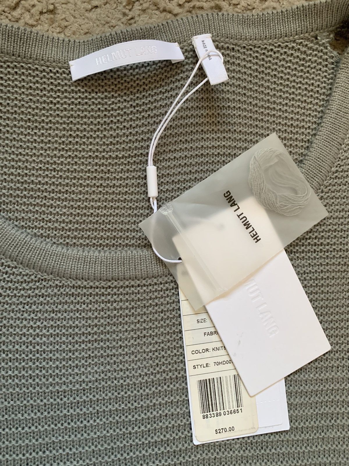 Helmut Lang HELMUT LANG DISTRESSED KNITTED SWEATER Size XS / US 0-2 / IT 36-38 - 15 Thumbnail