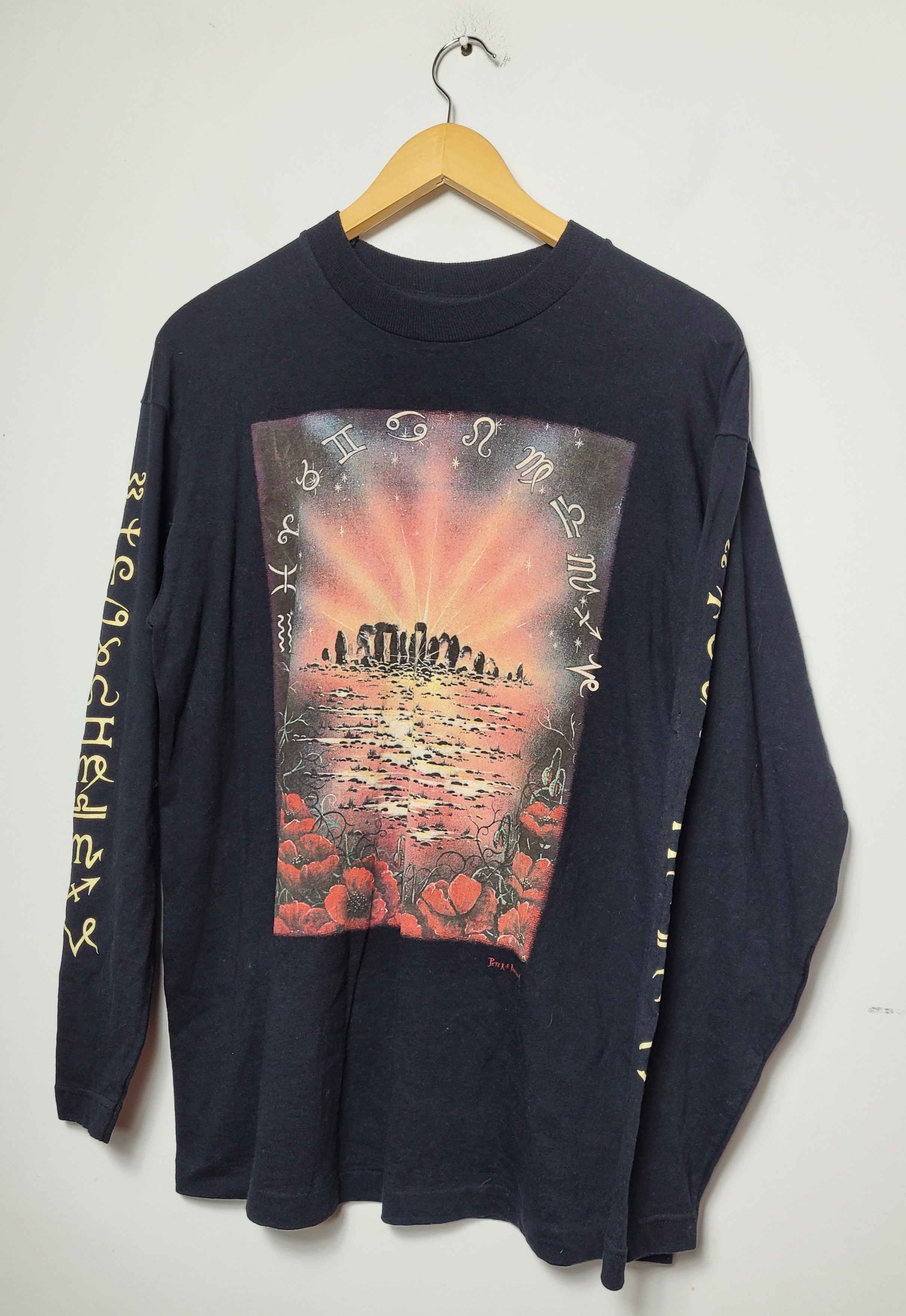 Vintage vintage og 90s Peter E. Pracownik celtic fantasy tee Size US L / EU 52-54 / 3 - 1 Thumbnail