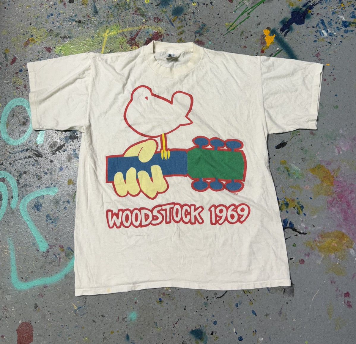 Woodstock 1969 T-shirt singlestitch