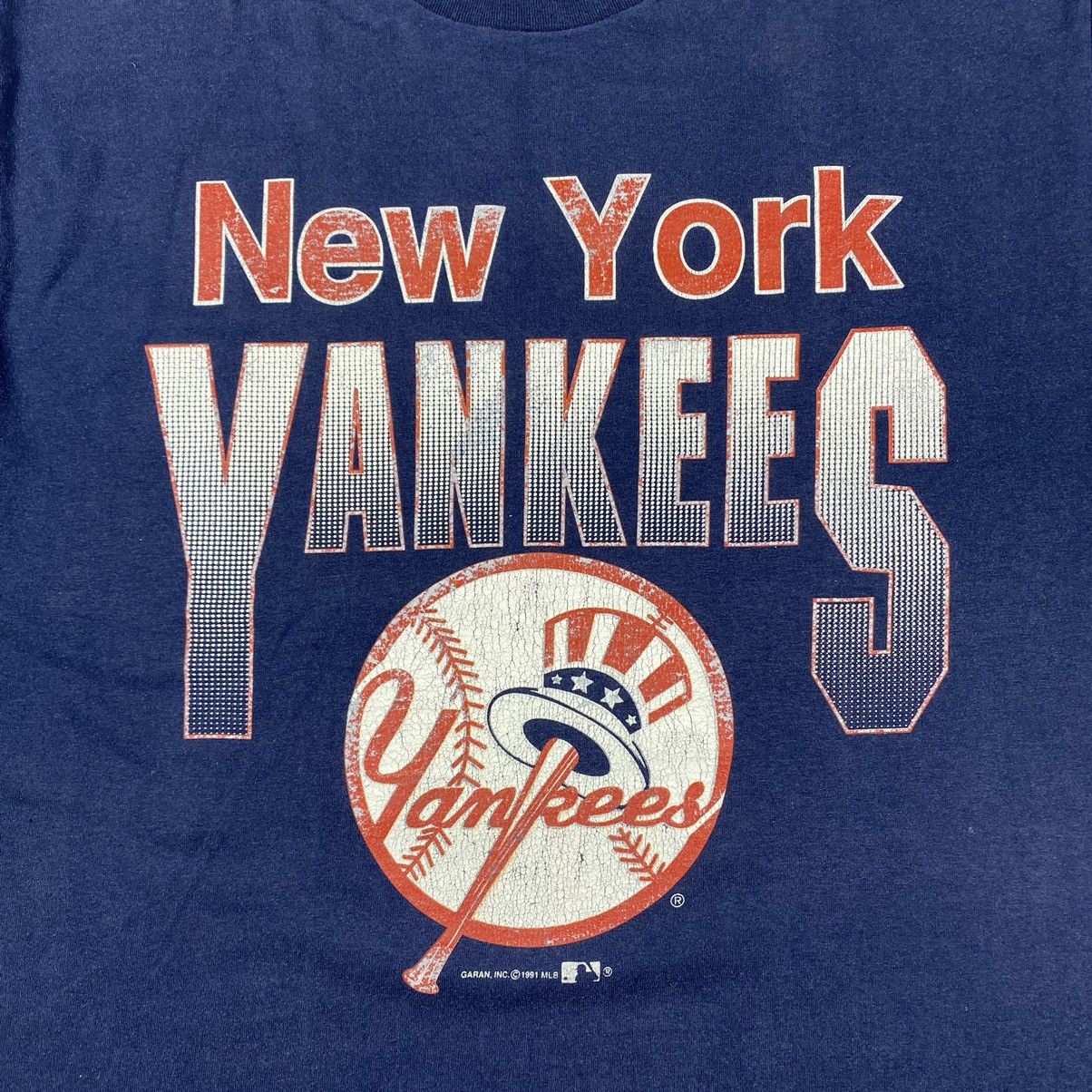 NFL Rare! Vintage New York Yankees 1991 T Shirt Made USA NFL Pro Size US XL / EU 56 / 4 - 2 Thumbnail