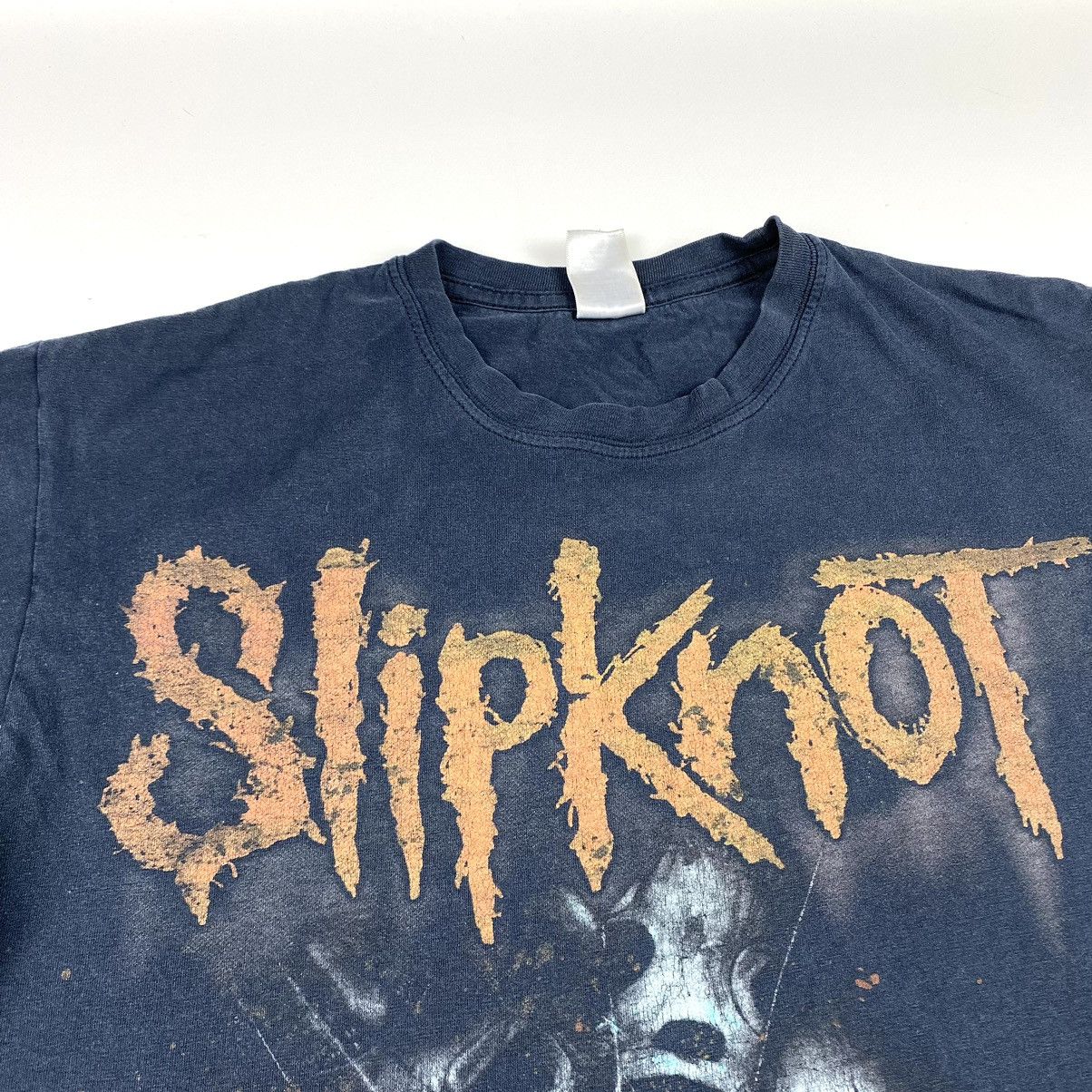 Band Tees Vintage Slipknot Faded Distressed Band T Shirt Size US M / EU 48-50 / 2 - 6 Thumbnail