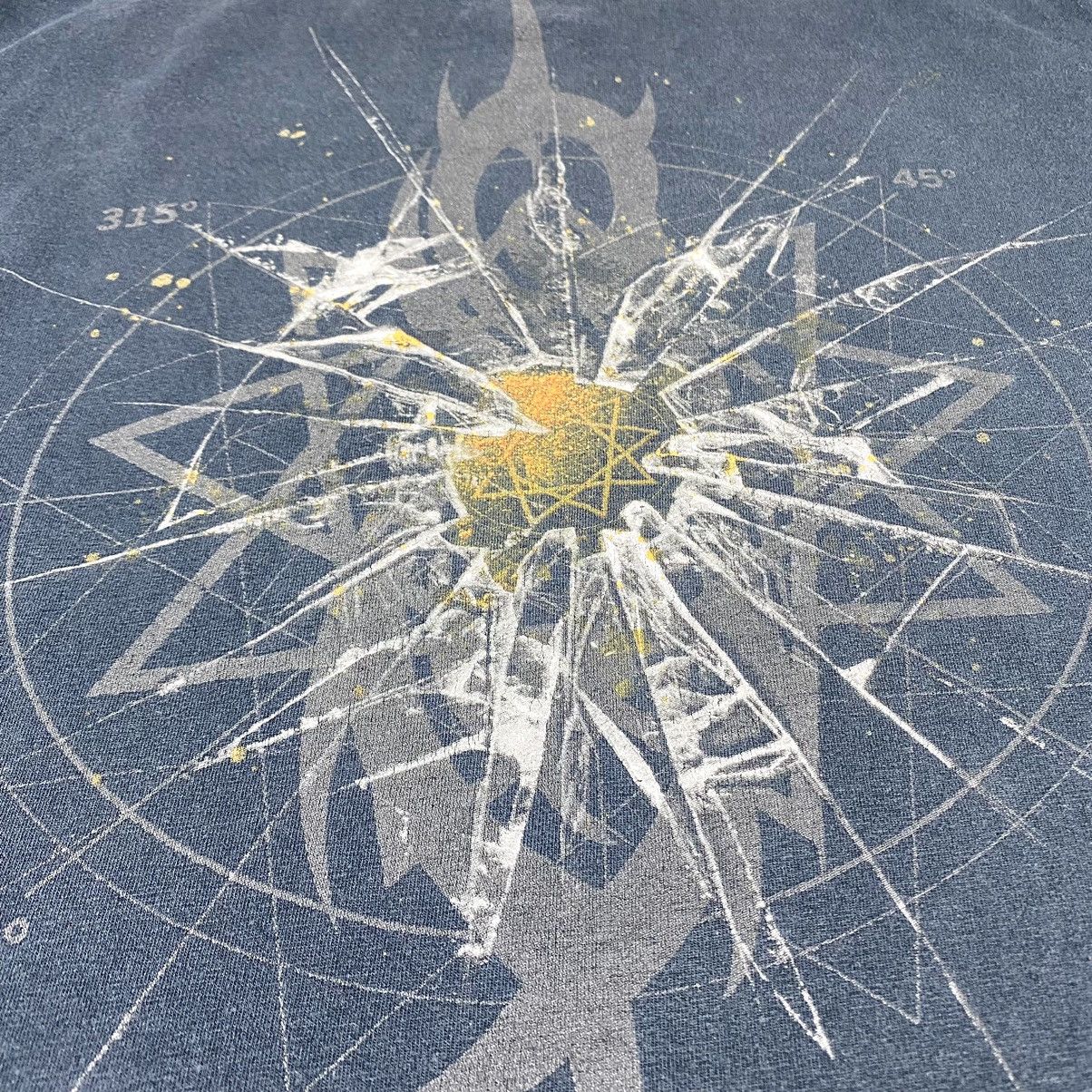 Band Tees Vintage Slipknot Faded Distressed Band T Shirt Size US M / EU 48-50 / 2 - 13 Thumbnail