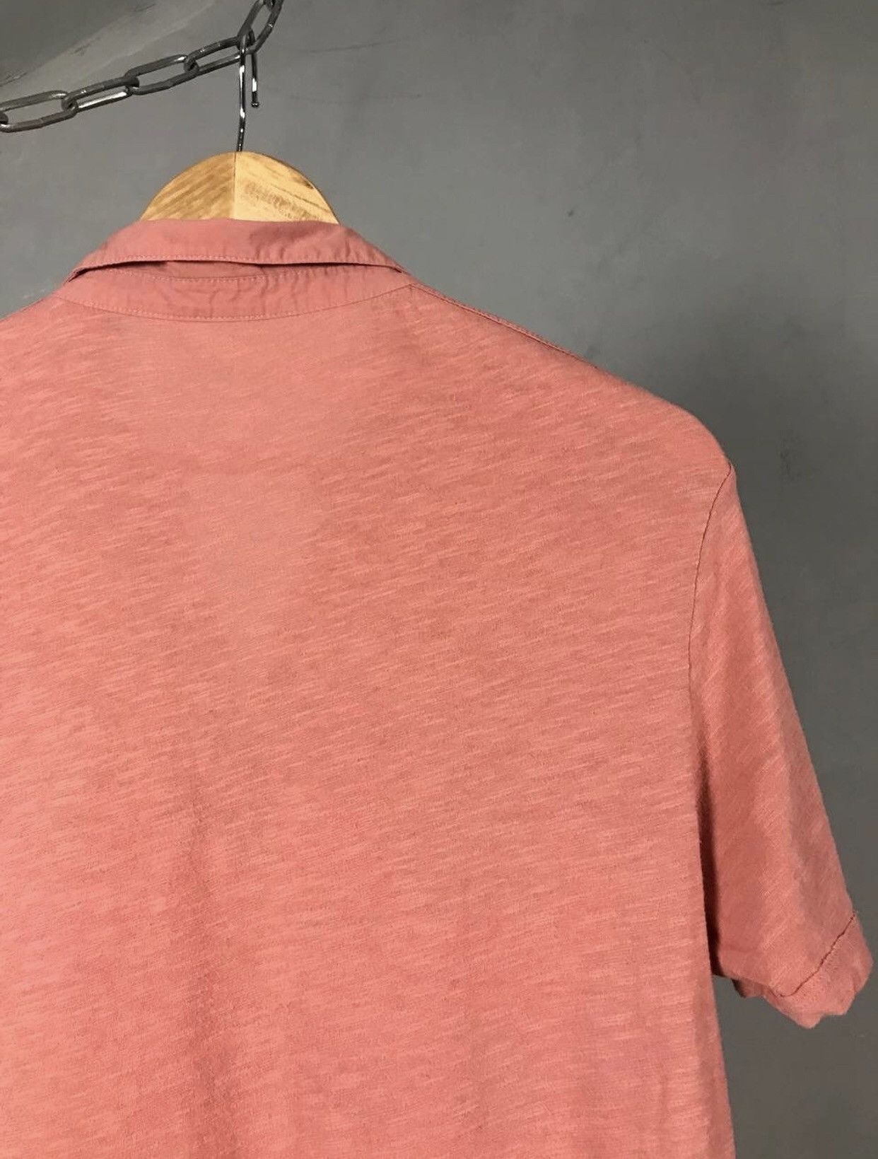 Allsaints Allsaints luxury streetwear pink polo tee Size US S / EU 44-46 / 1 - 7 Thumbnail