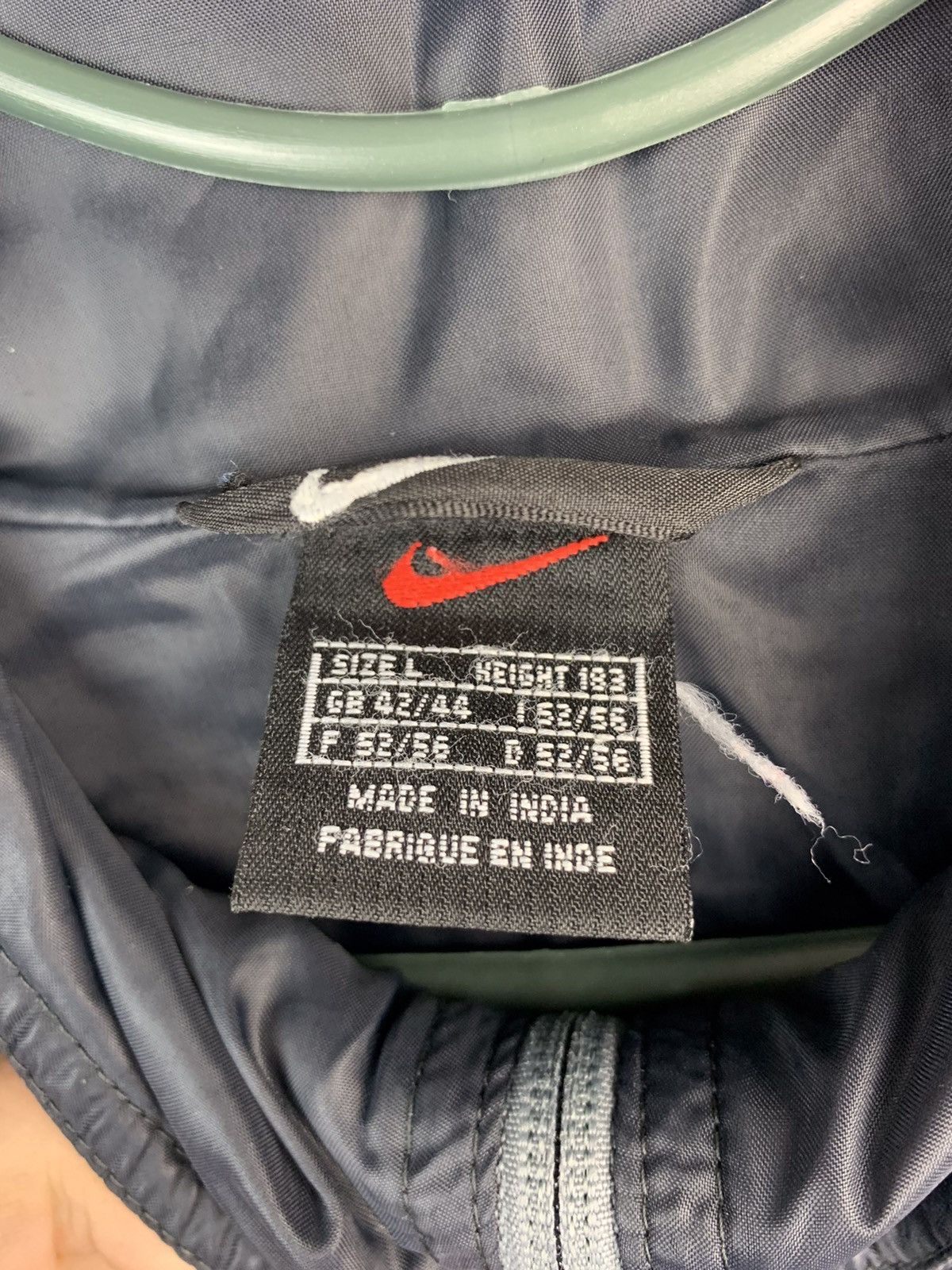 Nike × Vintage Nike 90s Vintage Mens Nylon Jacket Size US L / EU 52-54 / 3 - 5 Thumbnail