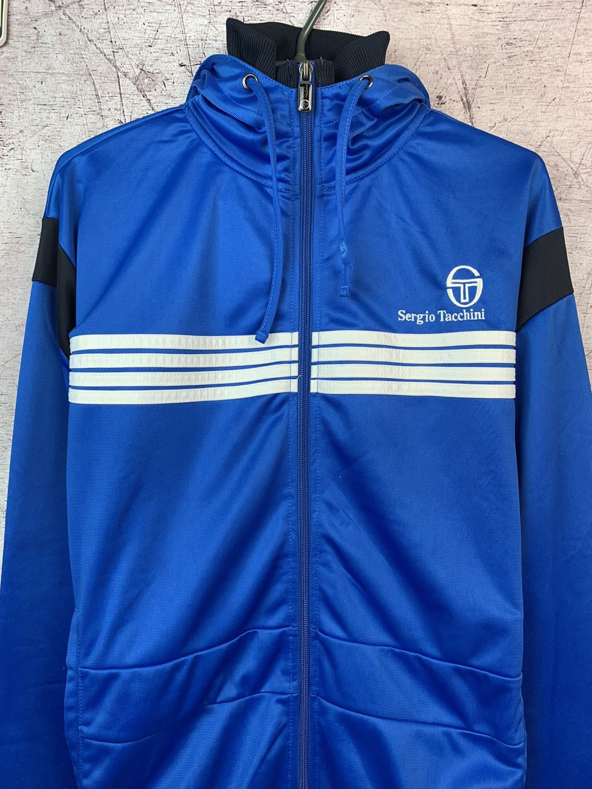 Sergio Tacchini × Vintage Vintage Sergio Tacchini Track Top Jacket Size US L / EU 52-54 / 3 - 3 Thumbnail