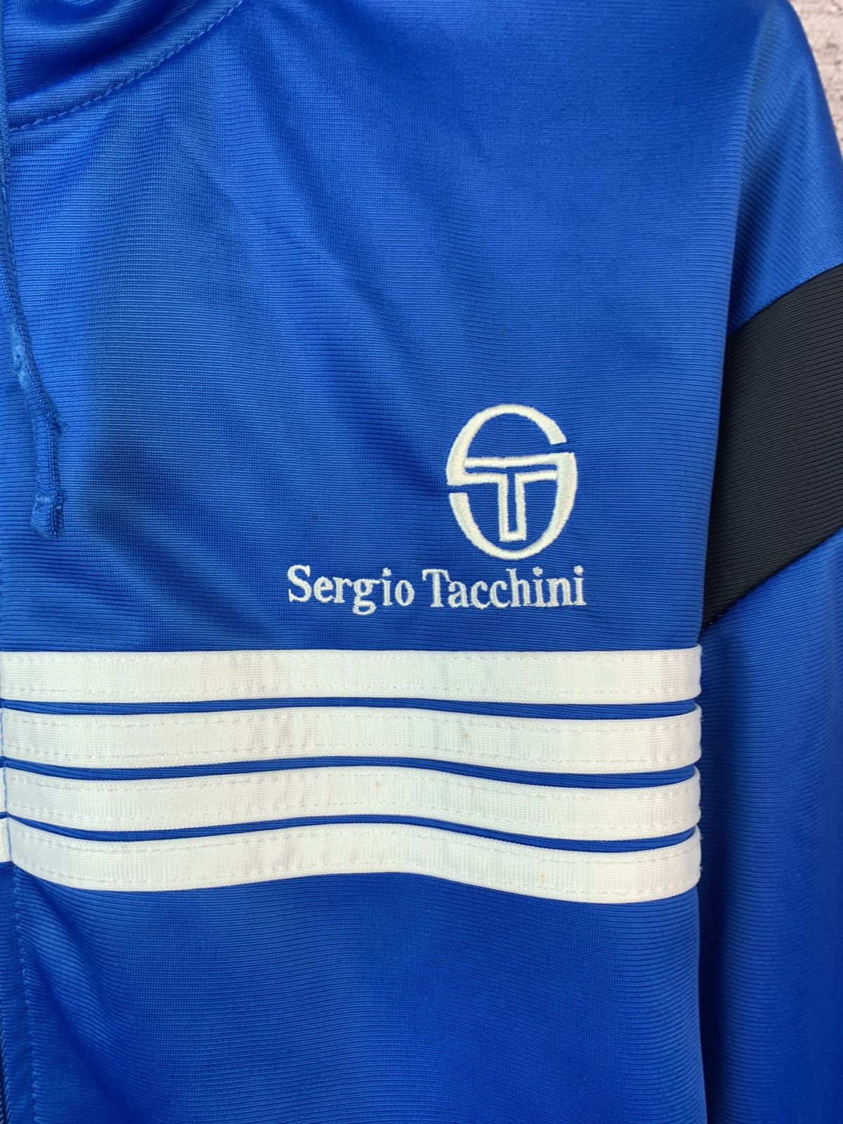 Sergio Tacchini × Vintage Vintage Sergio Tacchini Track Top Jacket Size US L / EU 52-54 / 3 - 5 Thumbnail