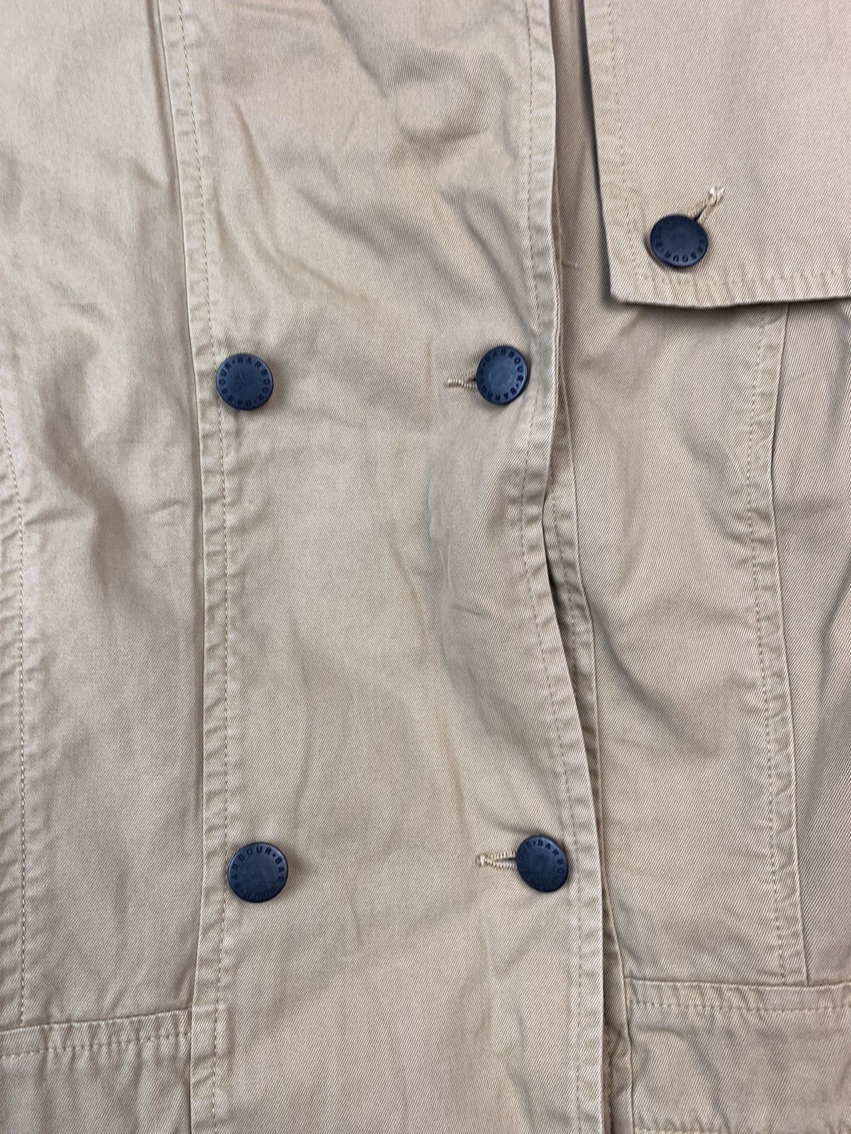 Barbour Barbour Womens Washed Double Breasted Utility Jacket Size M / US 6-8 / IT 42-44 - 5 Thumbnail