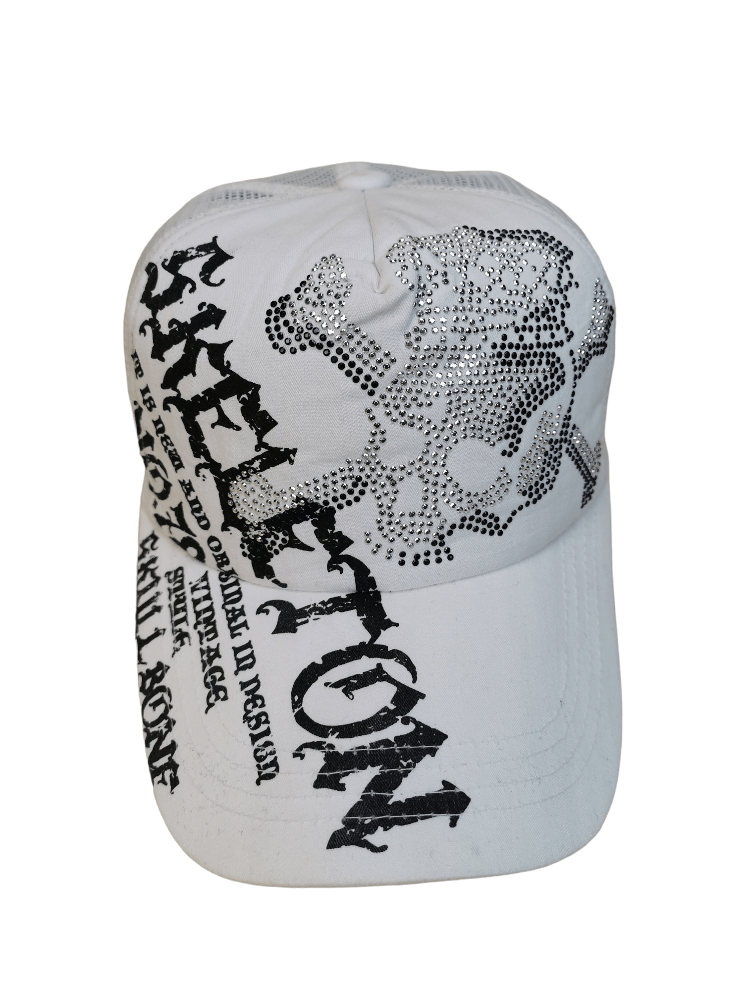 Designer × Seditionaries SKELETON SKULL BONE DESIGN TRUCKER HAT CAP Size ONE SIZE - 1 Thumbnail