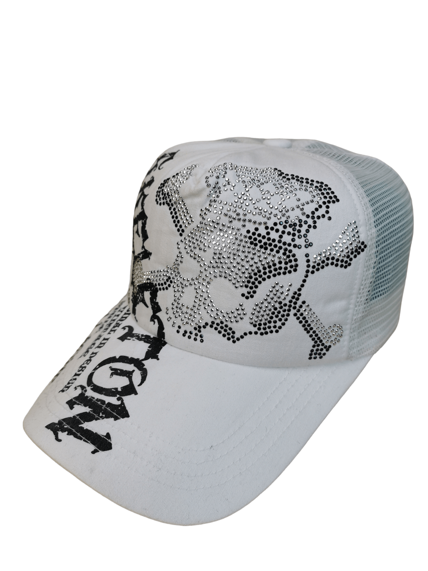 Designer × Seditionaries SKELETON SKULL BONE DESIGN TRUCKER HAT CAP Size ONE SIZE - 2 Thumbnail