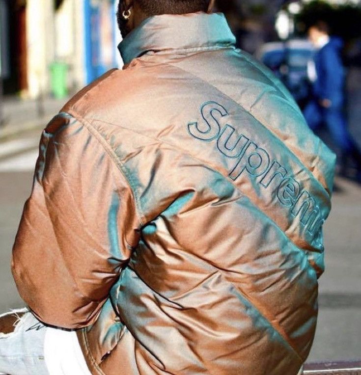 Supreme Supreme Iridescent Puffy/Puffer Jacket | Grailed