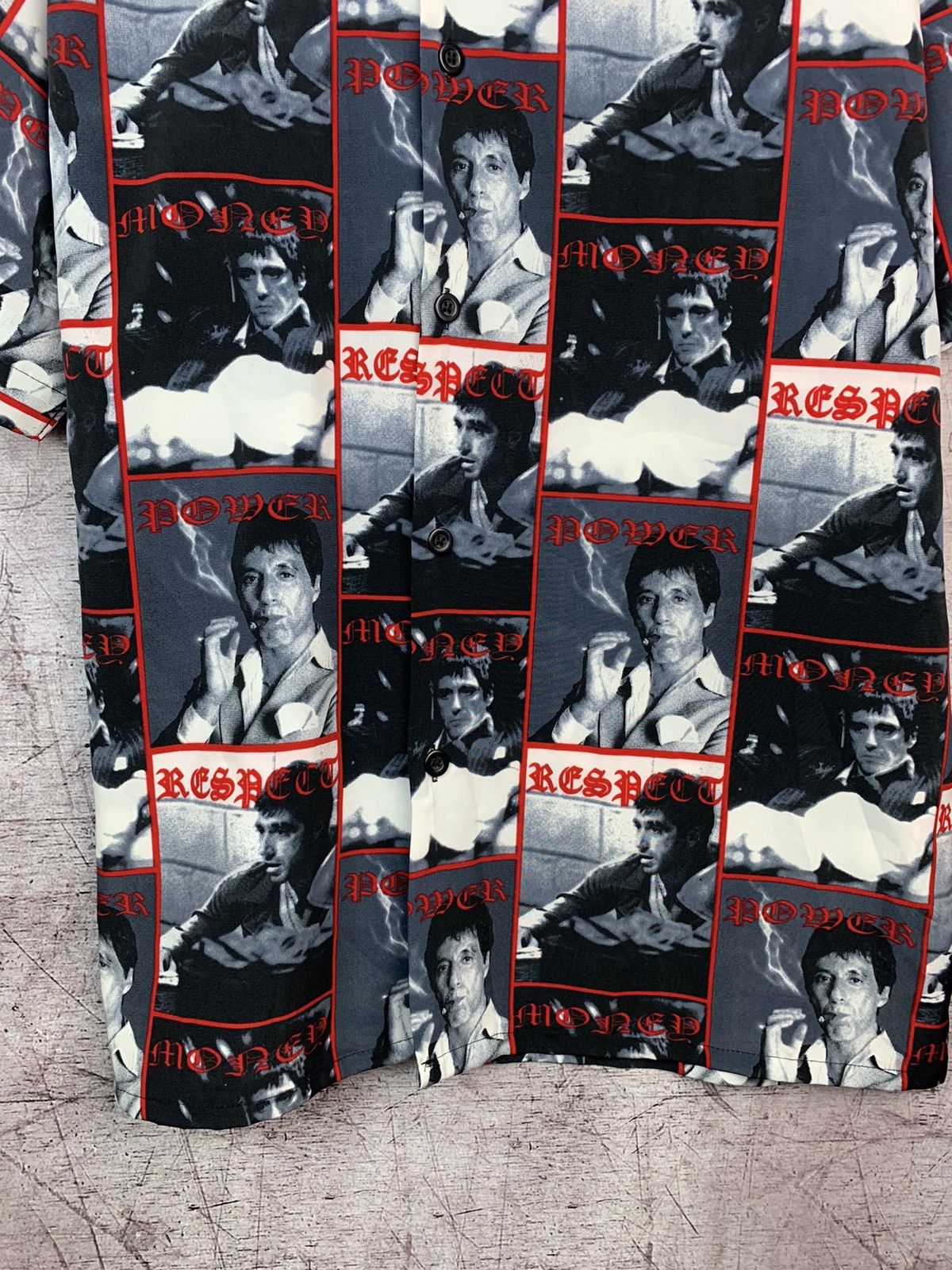 Vintage Scarface Movie Vintage Y2K Mens Hawaiian Shirt Size US XL / EU 56 / 4 - 3 Thumbnail
