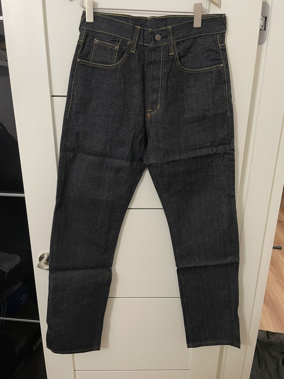 Japanese Brand × Vintage Vintage Y2K National Flag Graphic Print Denim Pants Size US 30 / EU 46 - 2 Thumbnail